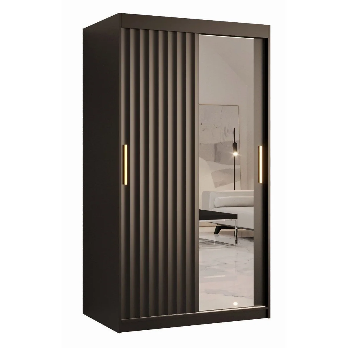 ABIKS MÖBEL RIFLO WAVE Schwebetürenschrank, elegantes Design, vielseitige Stauraumlösungen, stabile Konstruktion