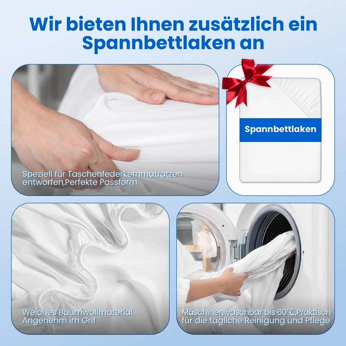 Adormii Taschenfederkernmatratze 90x200 cm, 7-Zonen für optimalen Schlafkomfort 4