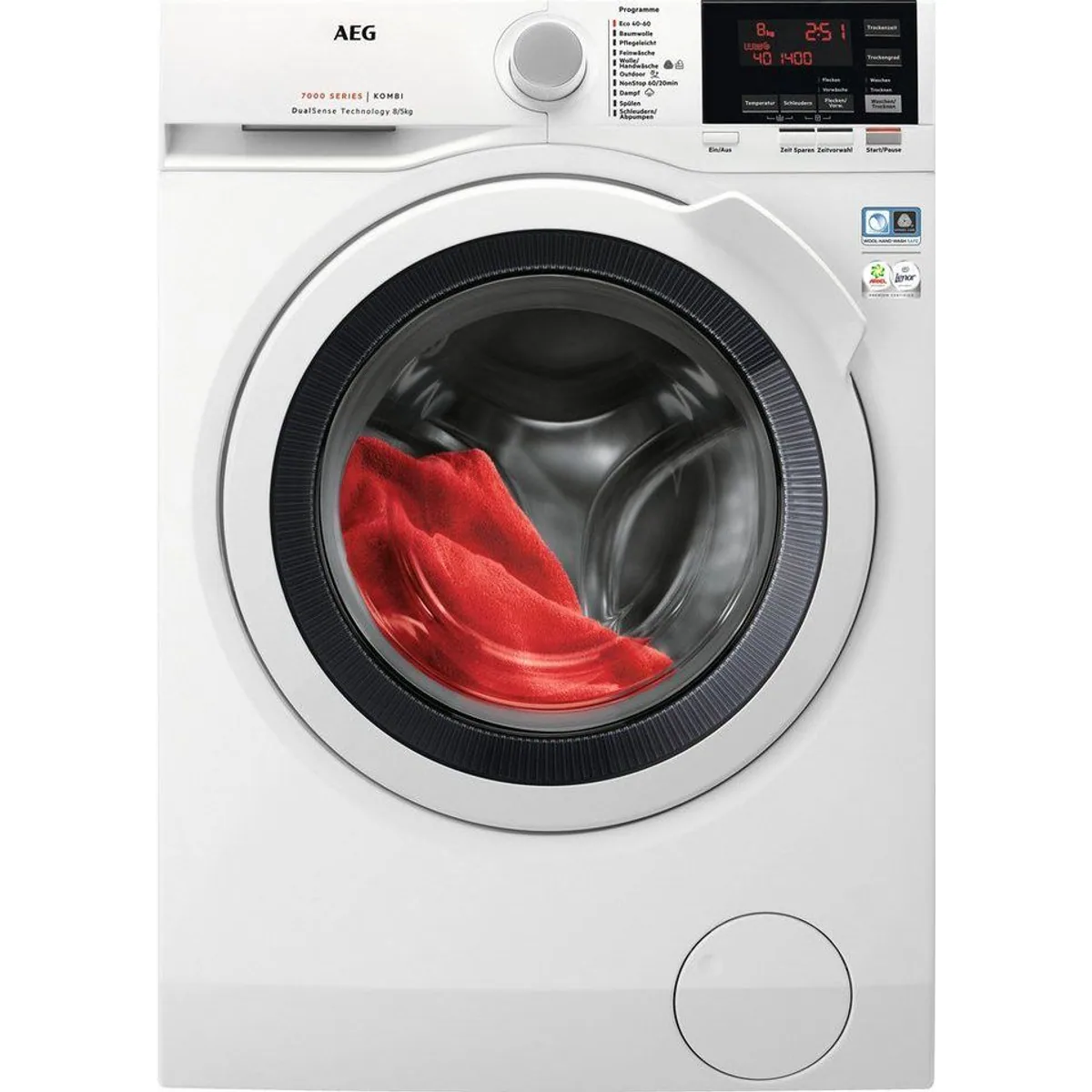 AEG Waschtrockner L7WBA60680, ProSteam Technologie, 8 kg Waschen, 5 kg Trocknen