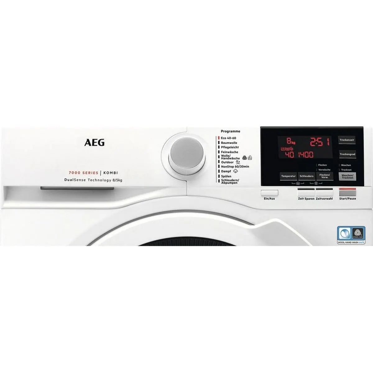 AEG Waschtrockner L7WBA60680, ProSteam Technologie, 8 kg Waschen, 5 kg Trocknen 2