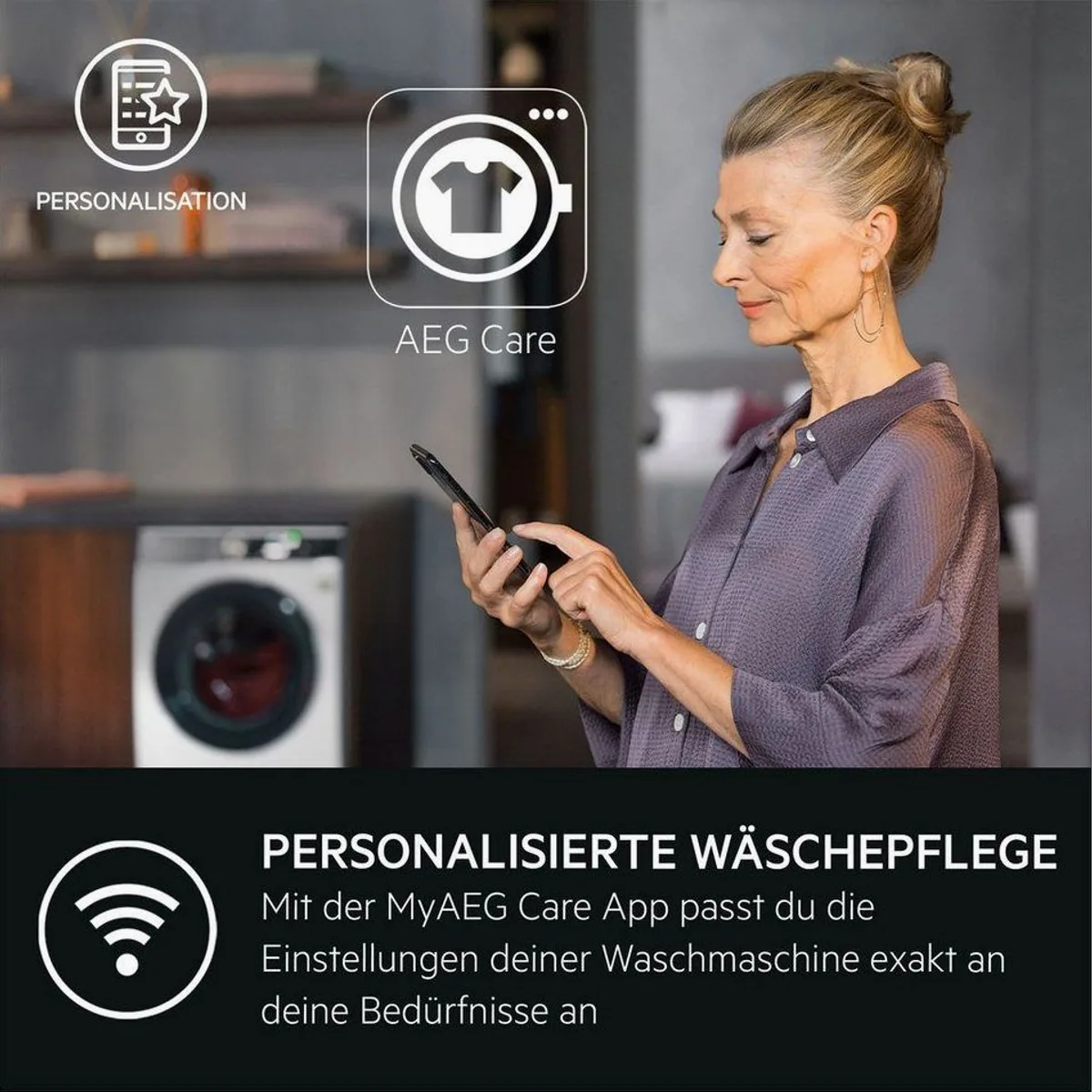 AEG LR9W80600 Waschmaschine, 10 kg Fassungsvermögen, energiesparend, geräuscharmer Invertermotor 2