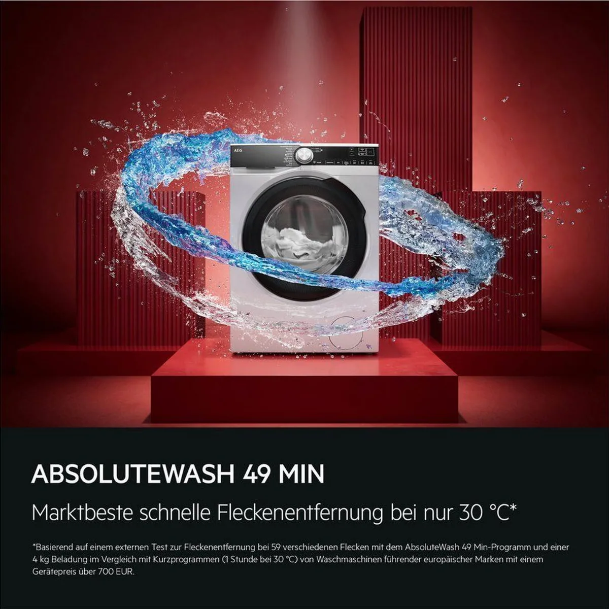 AEG LR9W80600 Waschmaschine, 10 kg Fassungsvermögen, energiesparend, geräuscharmer Invertermotor 3