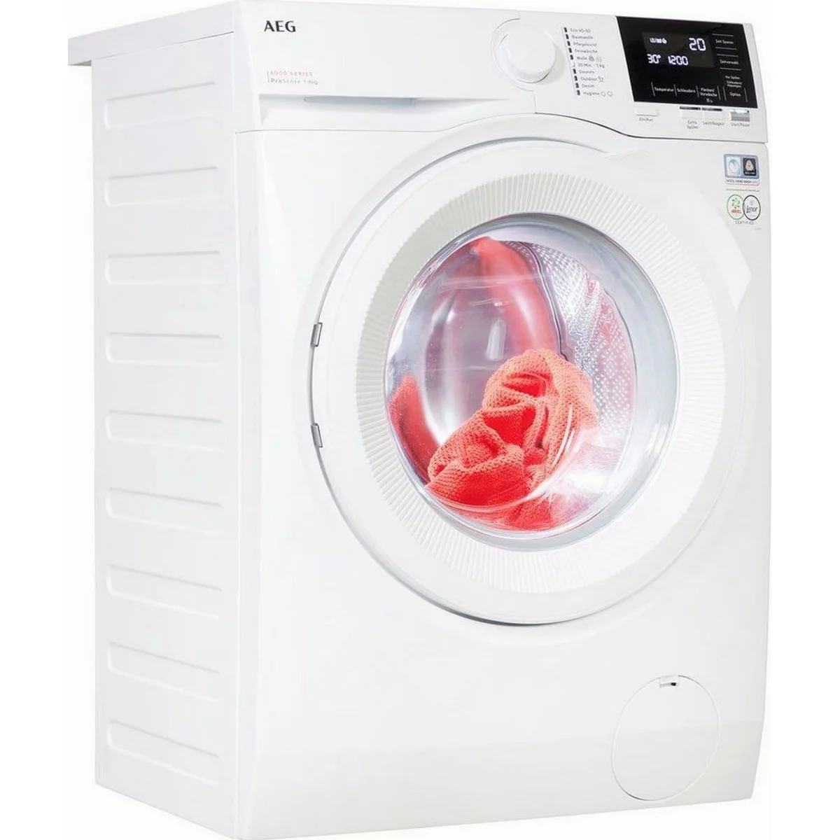 AEG LR6A668 Waschmaschine, 8 kg, 1600 U/min, ProSense Technologie