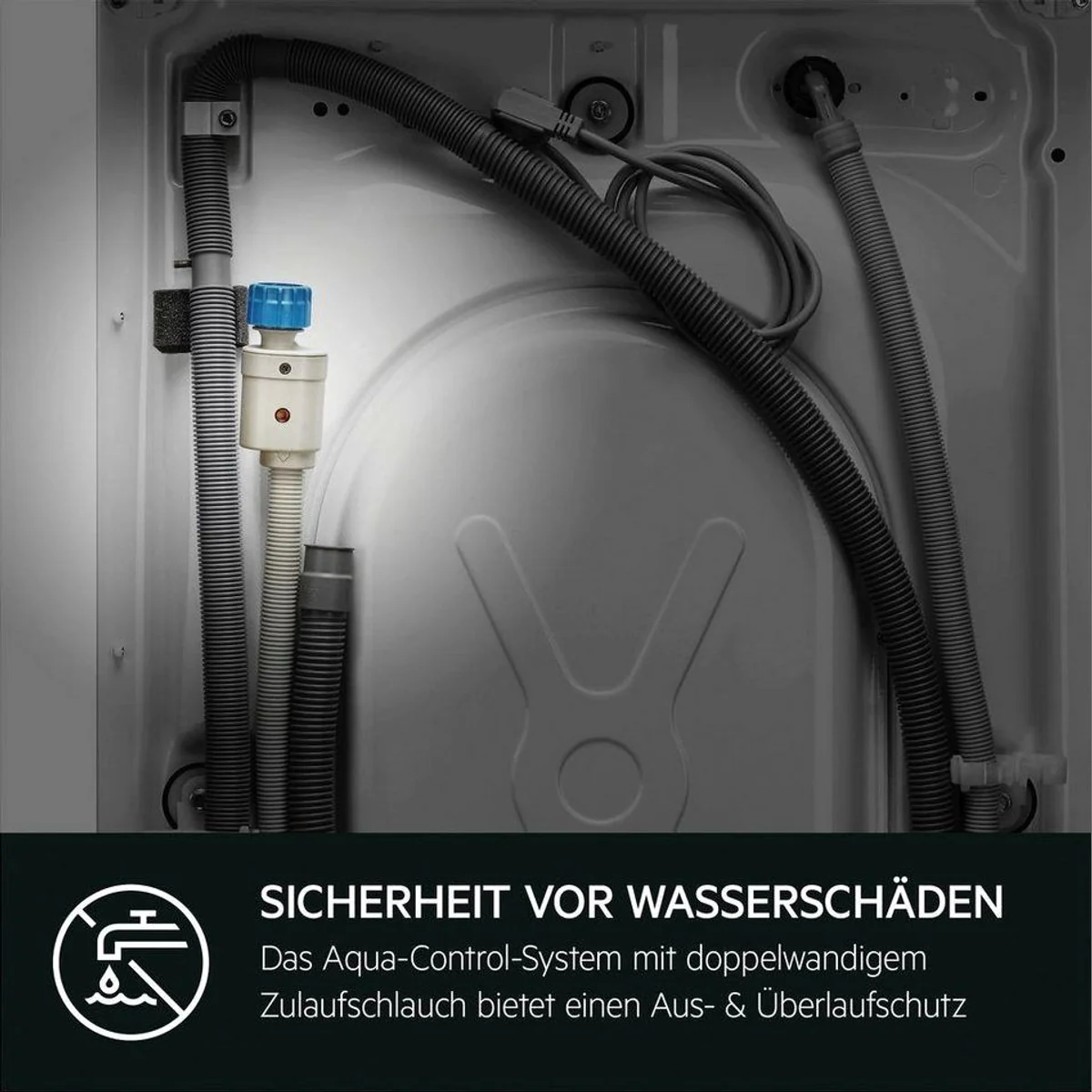 AEG LR6A668 Waschmaschine, 8 kg, 1600 U/min, ProSense Technologie 3