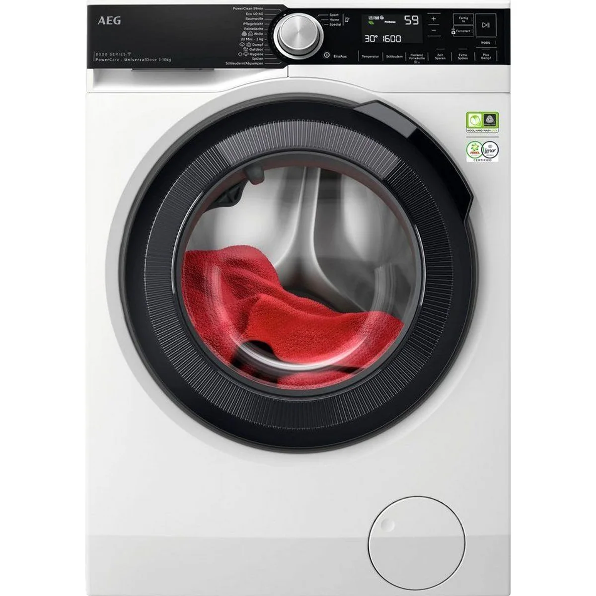 AEG LR8E80600 Waschmaschine, 10 kg, 1600 U/min, Invertermotor
