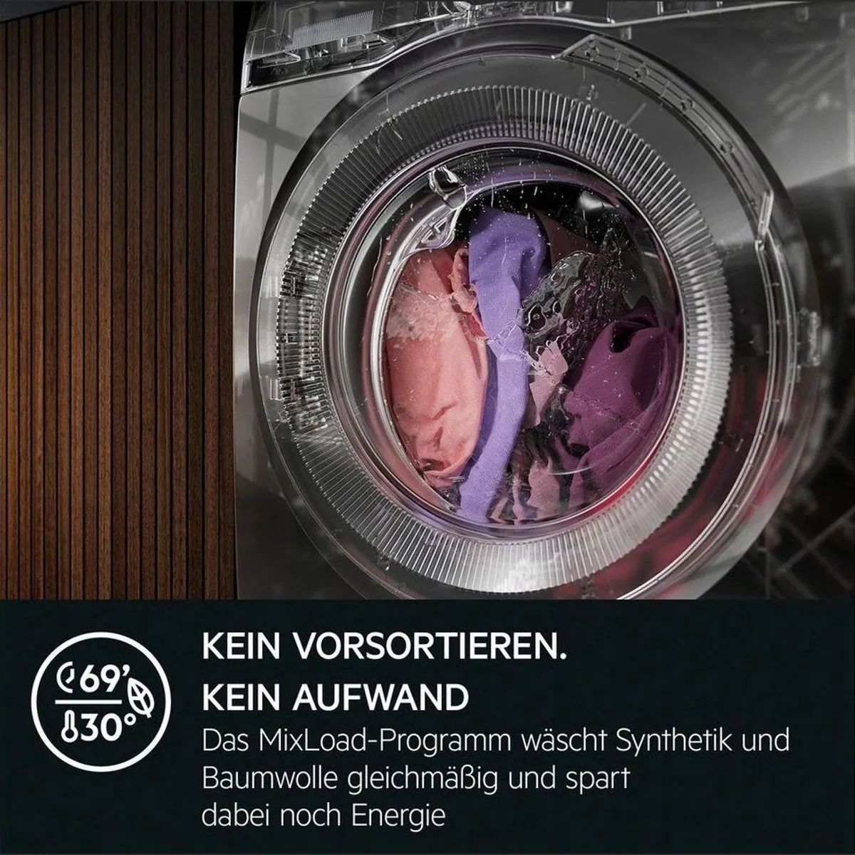 AEG LR6FA49FL Waschmaschine, 9 kg, 1400 U/min, Hygiene-Programm mit Dampf 3