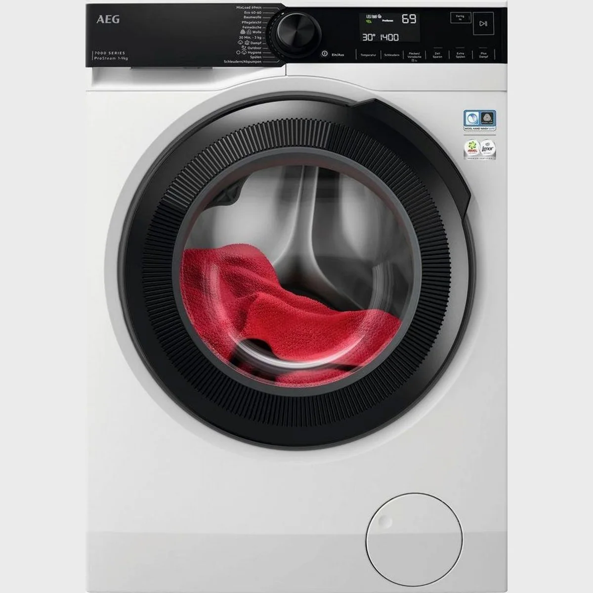 AEG LR7FA69FL Waschmaschine, 9 kg, 1600 U/min, ProSteam - Dampffunktion gegen Falten