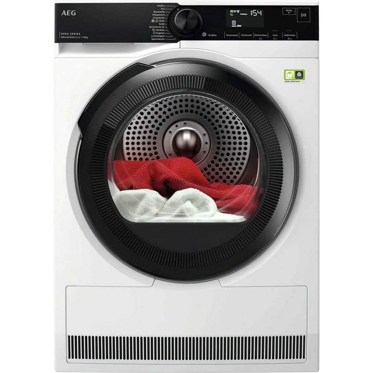 AEG Wärmepumpentrockner TR8T75780, AbsoluteCare für Wolle und Seide