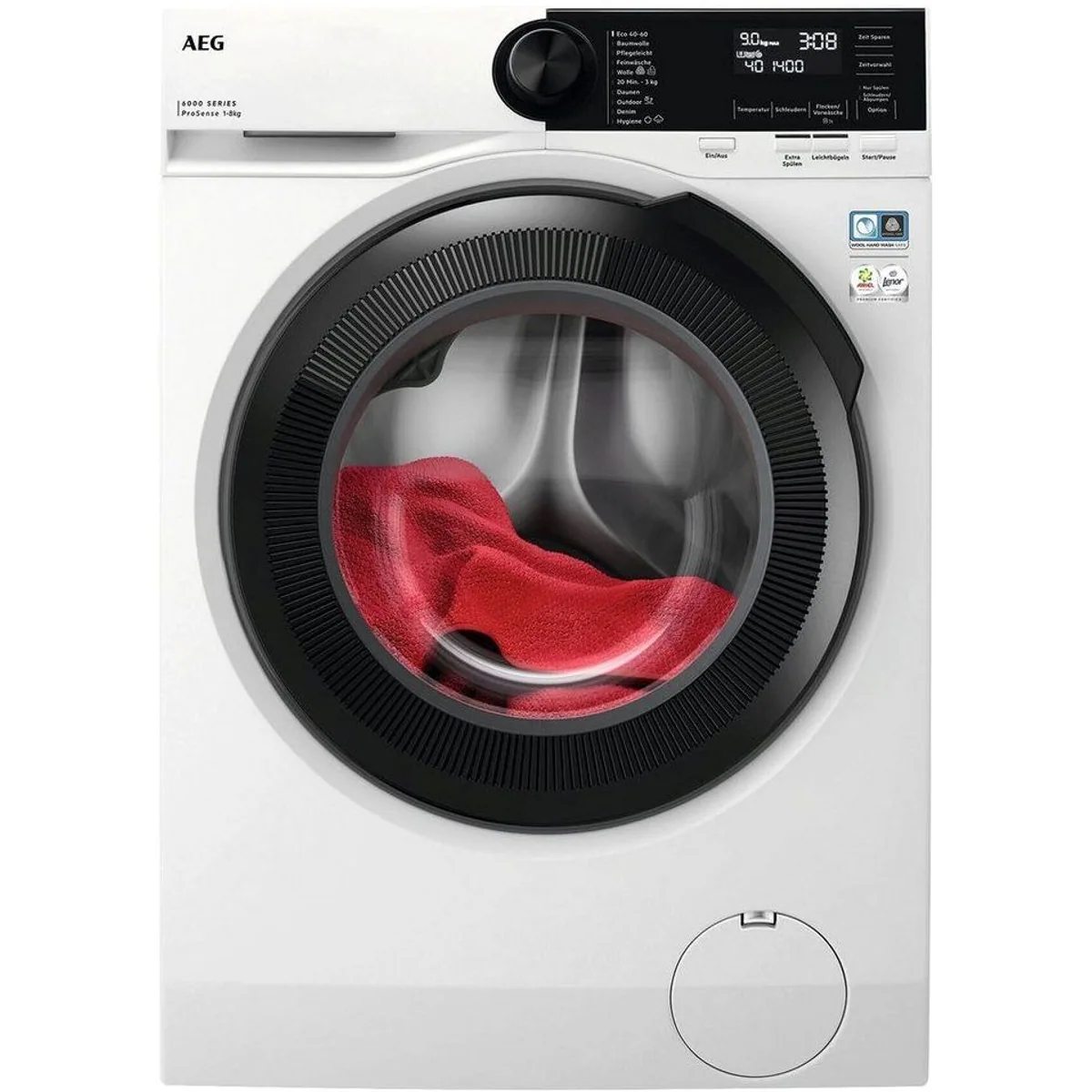 AEG LR6A65480 Waschmaschine, 8 kg, 1400 U/min, Hygienefunktion mit Dampf