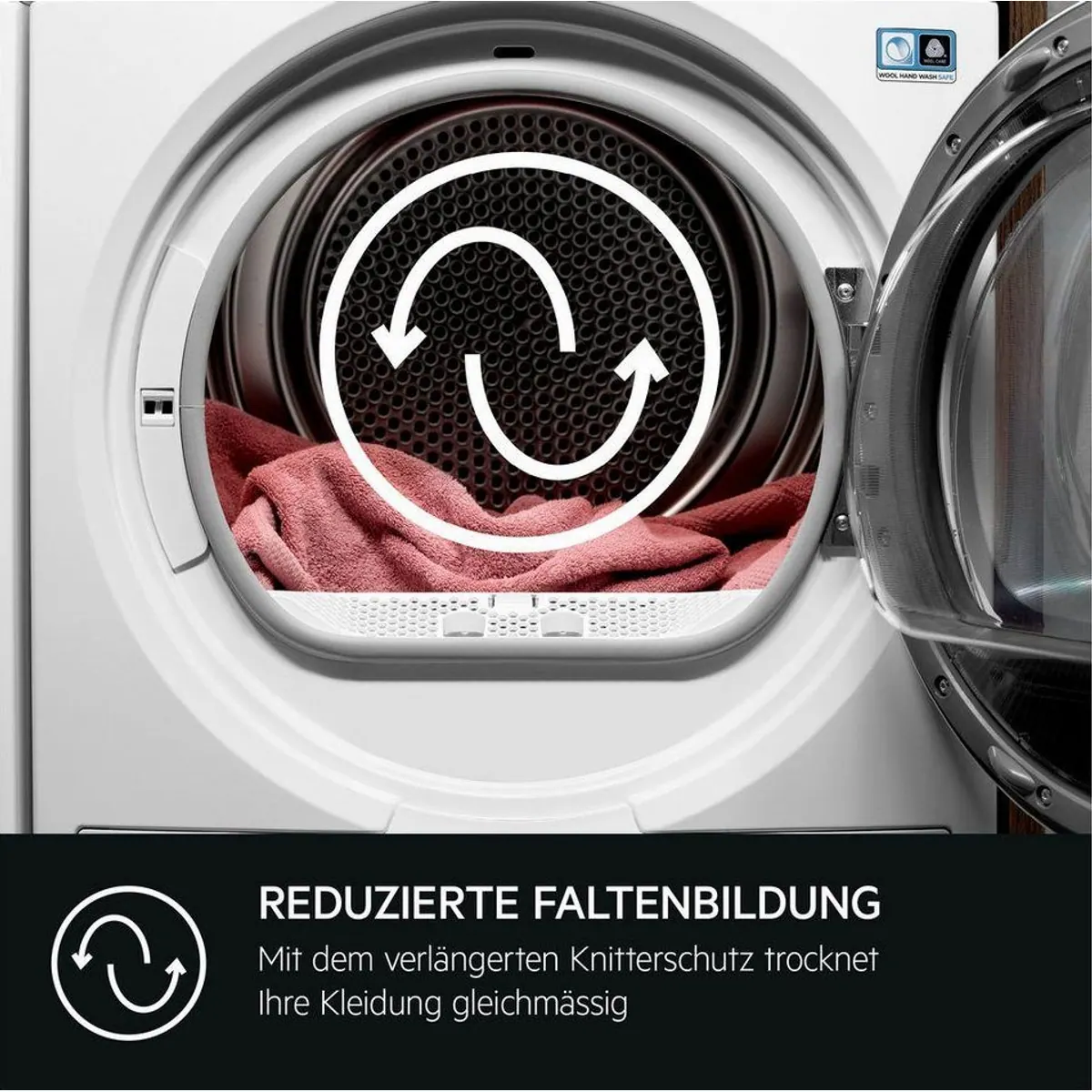 AEG Wärmepumpentrockner 7000 SensiDry TR7TC86, schonend bei niedrigen Temperaturen 4