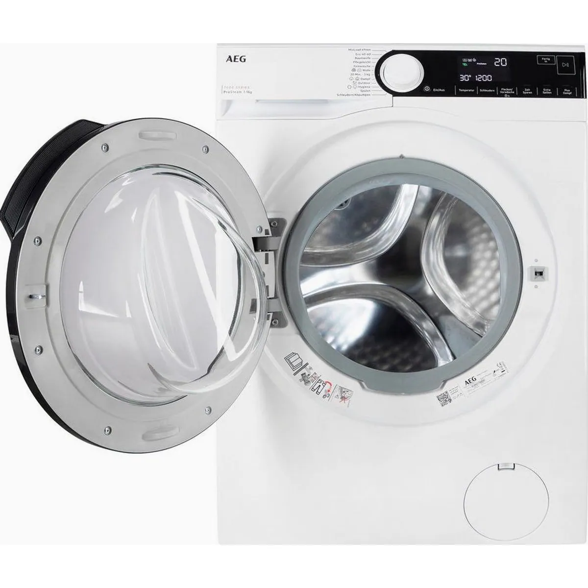 AEG Waschmaschine 7000 ProSteam LR7GA49FL, 9 kg, 1400 U/min, Dampffunktion 3