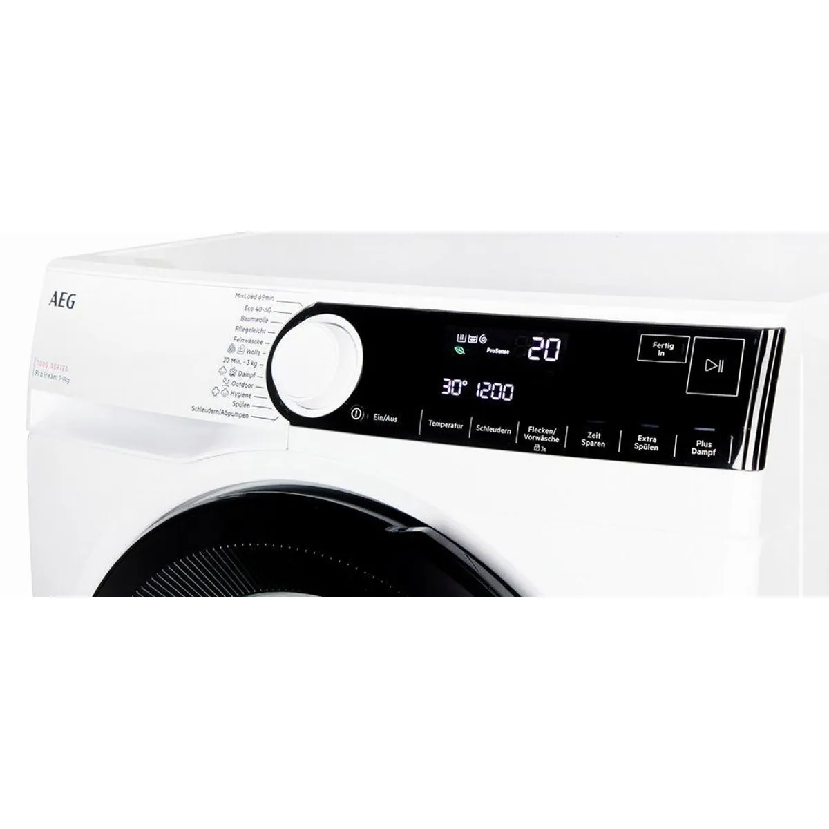 AEG Waschmaschine 7000 ProSteam LR7GA49FL, 9 kg, 1400 U/min, Dampffunktion 4