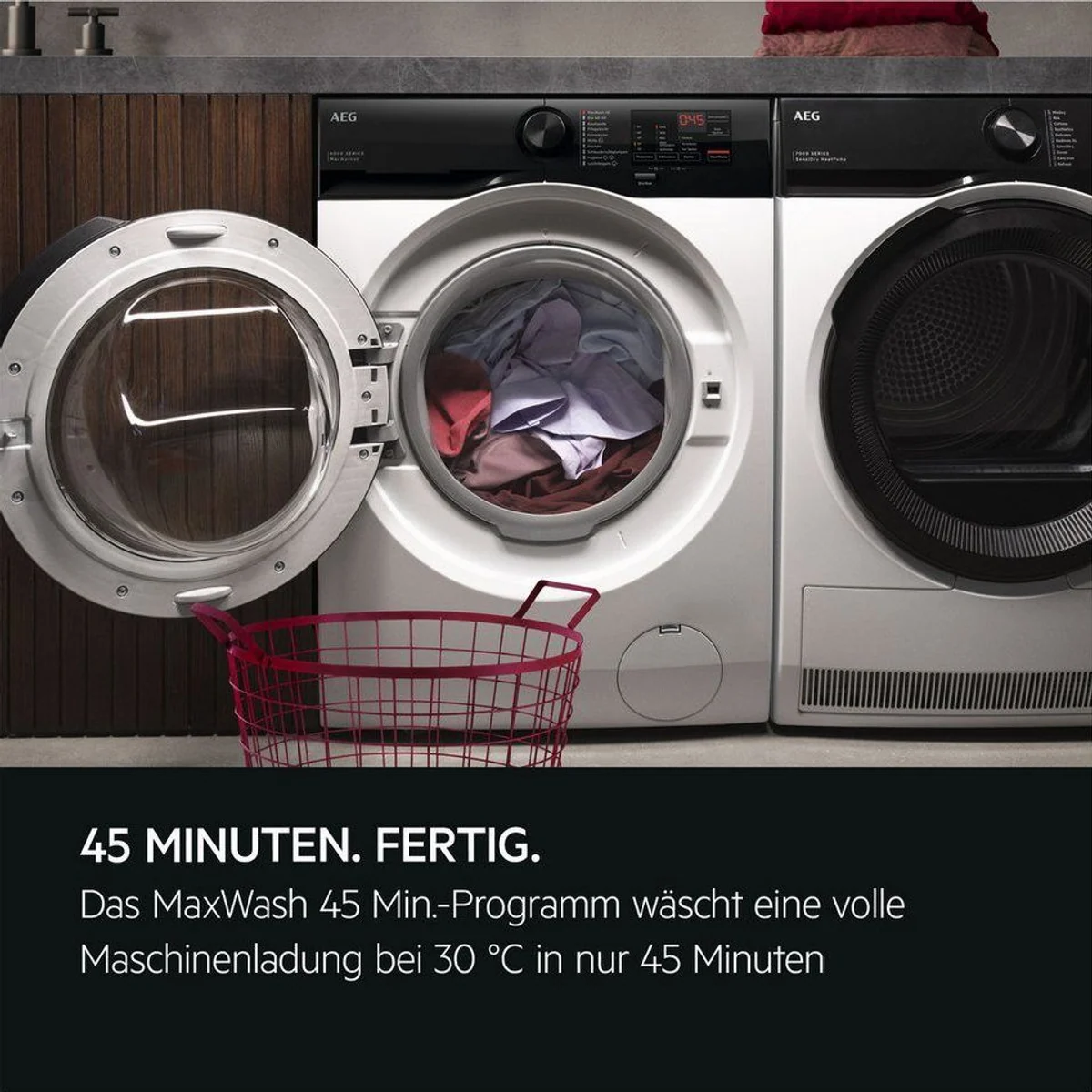 AEG LR6A5E480 Waschmaschine, 8 kg Fassungsvermögen, 1400 U/min, energieeffizient 2