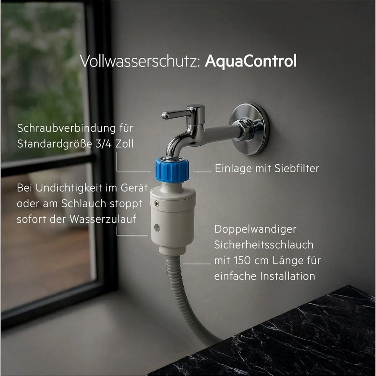 AEG Waschmaschine LR6EE49FL, 9 kg, 1400 U/min, schnelle Waschgänge – KI WashAssist, Nachlegefunktion 4