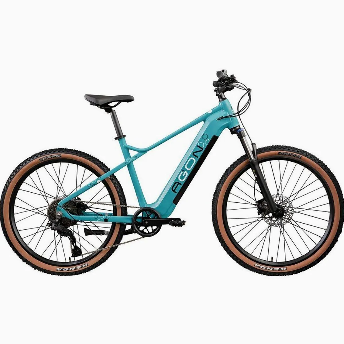 Agon E-Bike Mountainbike Alpha, 10 Gang Shimano Deore, 540 Wh Akku, Heckmotor