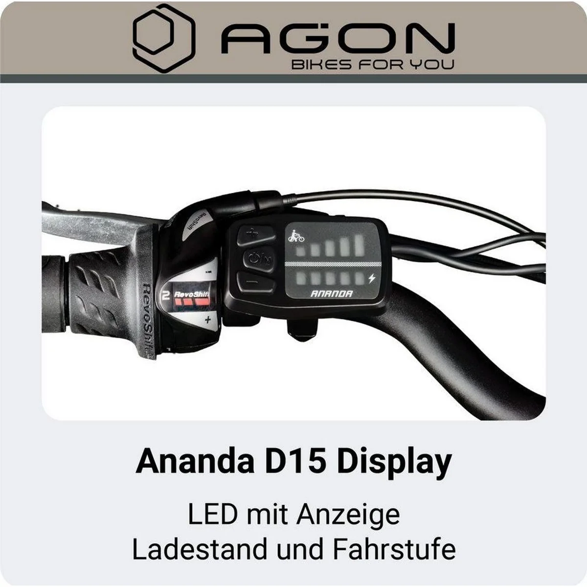 Agon Avesa E-Bike Trekkingrad, 21 Gang, 374 Wh, Heckmotor, Komfortabel & funktional 4