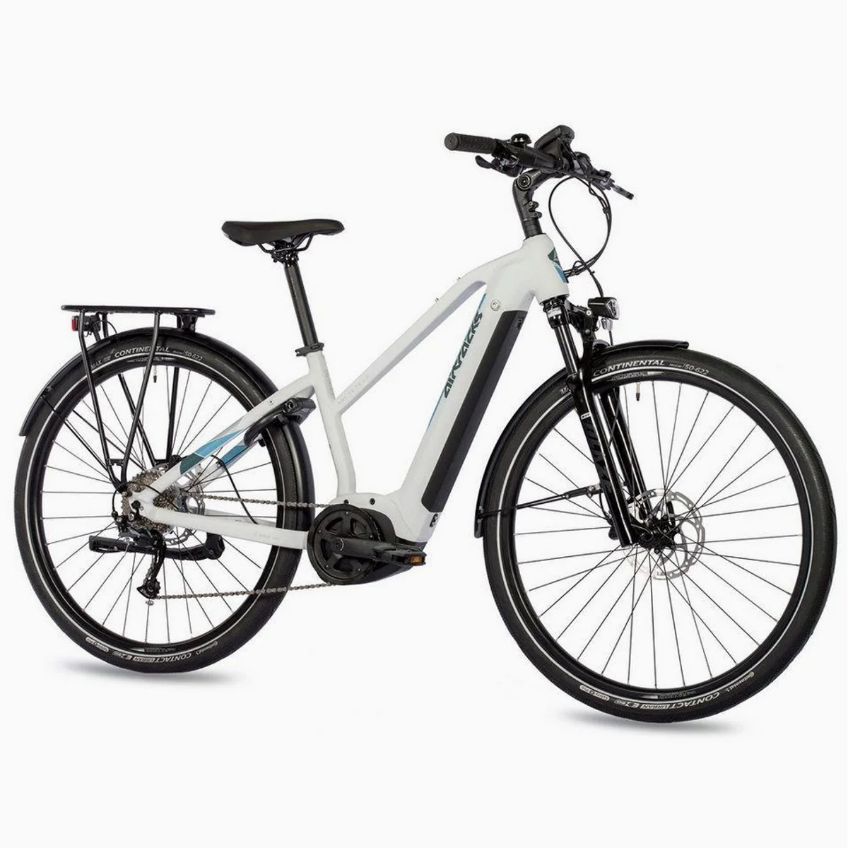 Airtracks MOTIV TR.2.0 E-Bike, Bosch Performance, 9 Gänge, 500 Wh — komfortables Trekkingrad für Damen