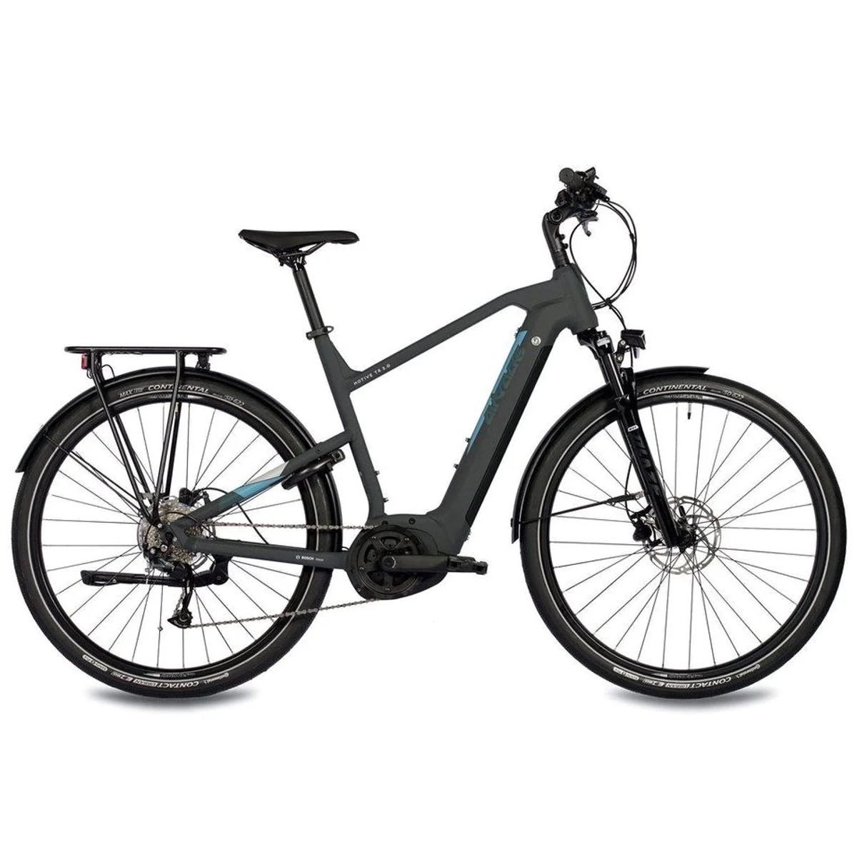 Airtracks Motiv TR.2.0 E-Bike, 500 Wh Bosch Antrieb, 9-Gang Shimano Schaltung