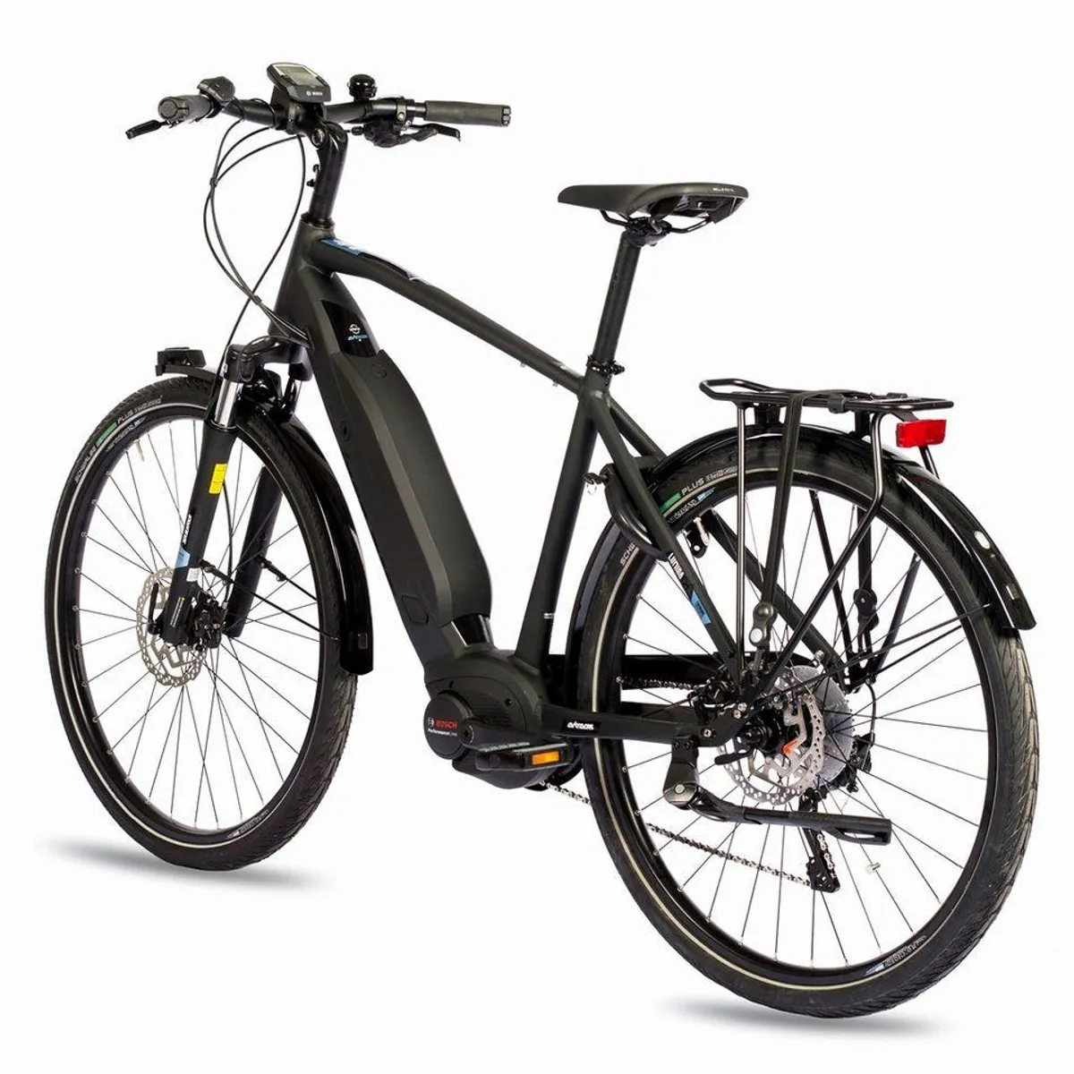 Airtracks E-Bike LUMINA, 28 Zoll Herren Trekkingrad mit Bosch Antrieb — 10-Gang Schaltung, komfortable Federgabel, starke Bremsen 4
