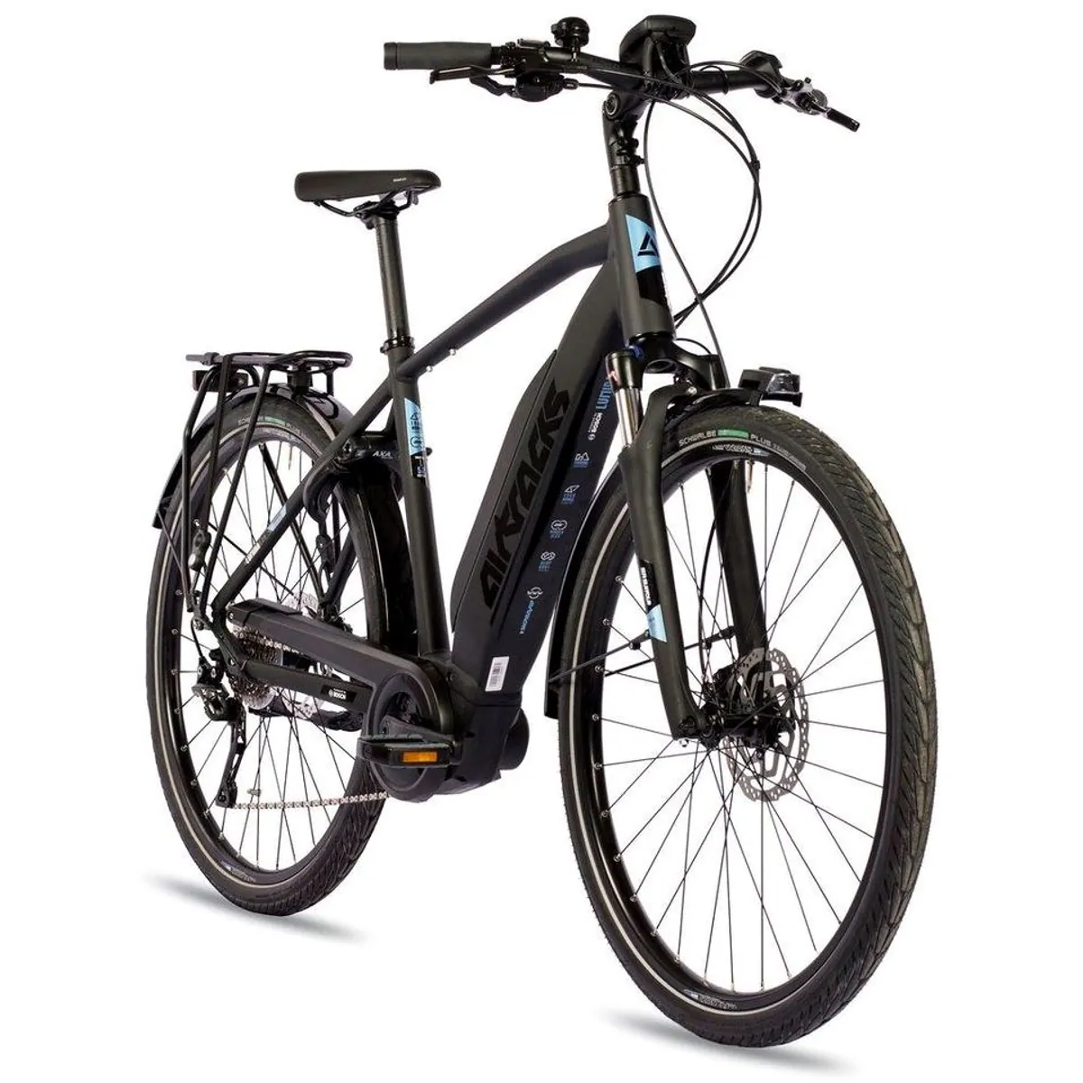 Airtracks E-Bike LUMINA, 28 Zoll Herren Trekkingrad mit Bosch Antrieb — 10-Gang Schaltung, komfortable Federgabel, starke Bremsen 5