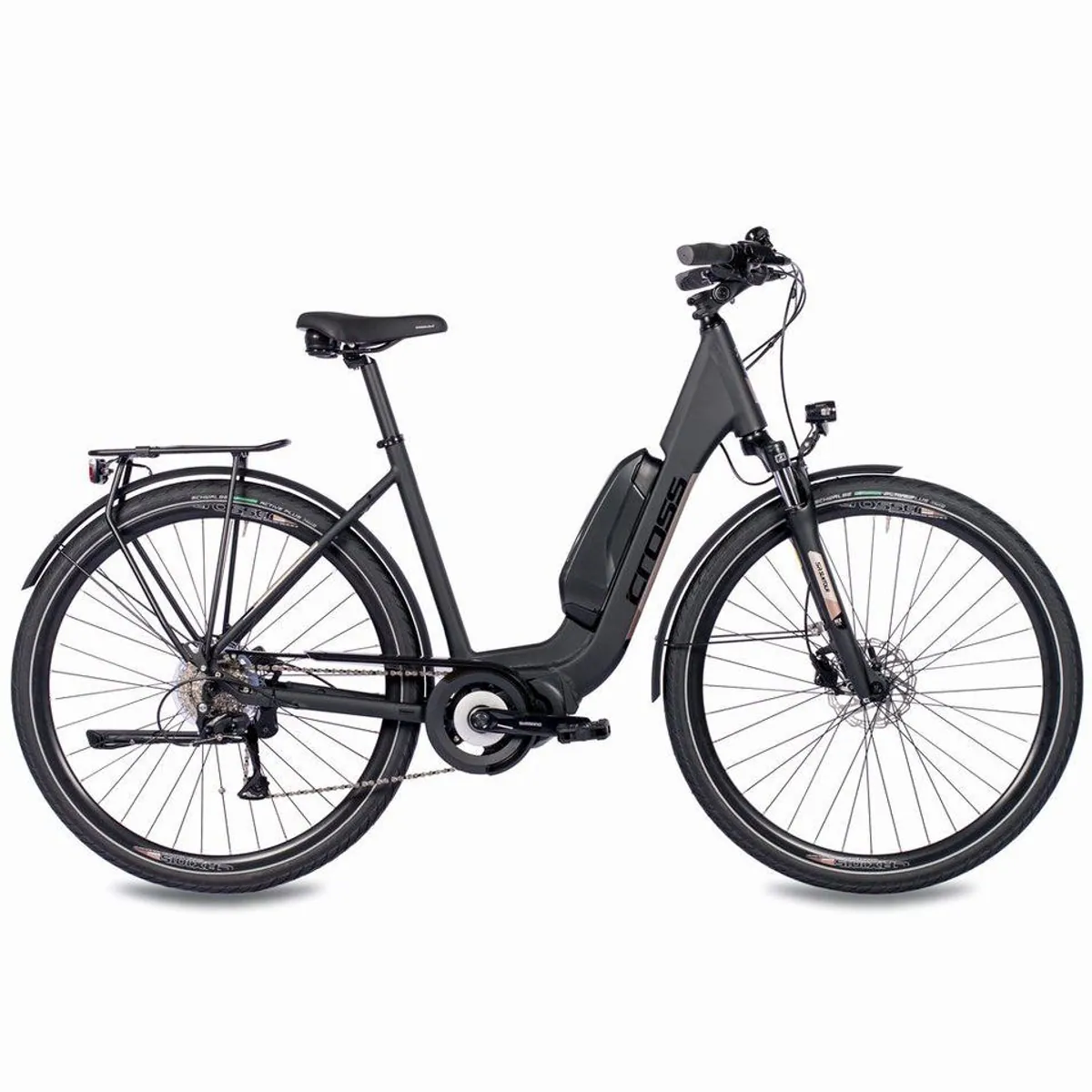 Airtracks V-Tron E-Bike Trekkingrad, 28 Zoll, Shimano STePS E5000, 9 Gang