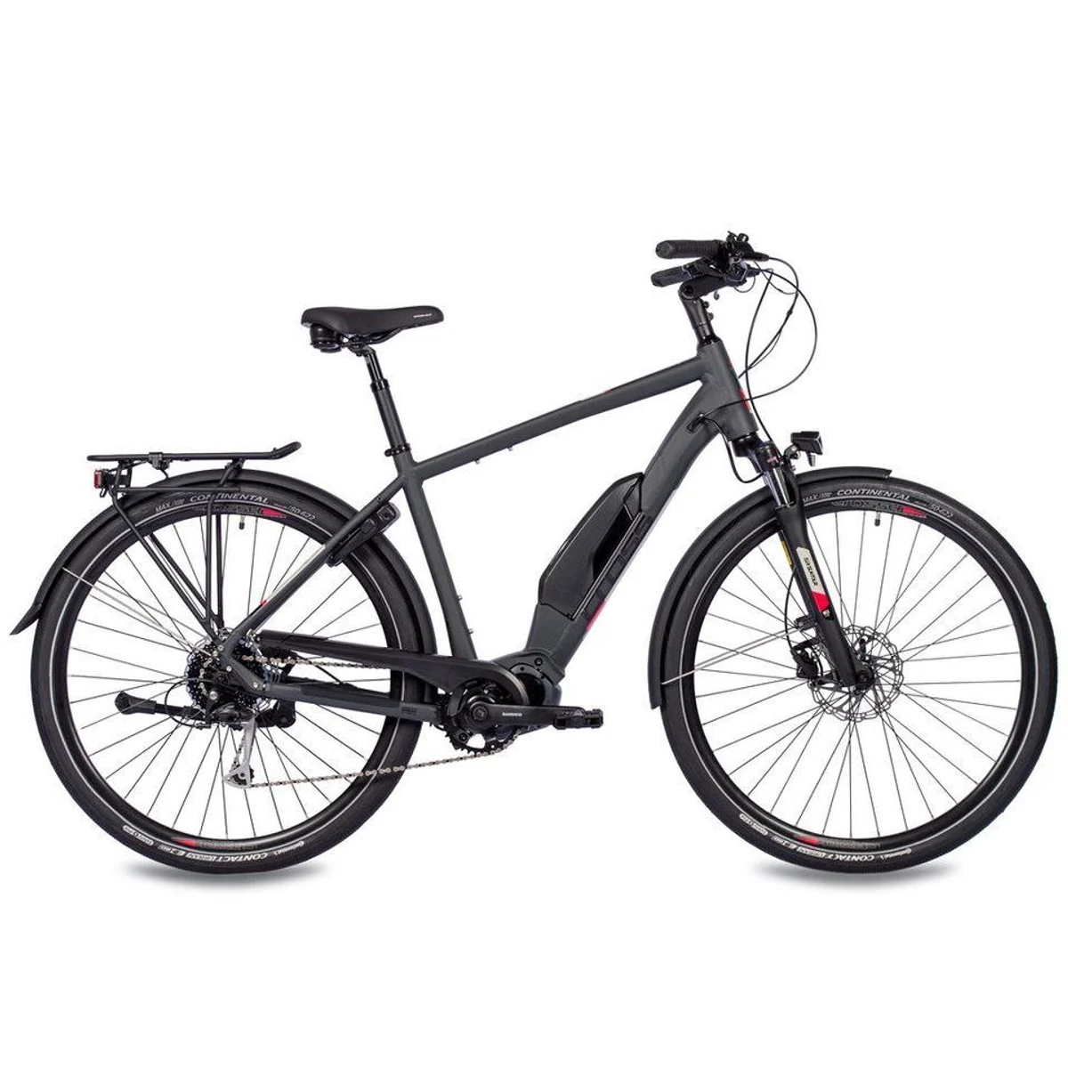 Airtracks X-Tron SR1 E-Bike, leistungsstarker Mittelmotor, 9-Gang-Schaltung