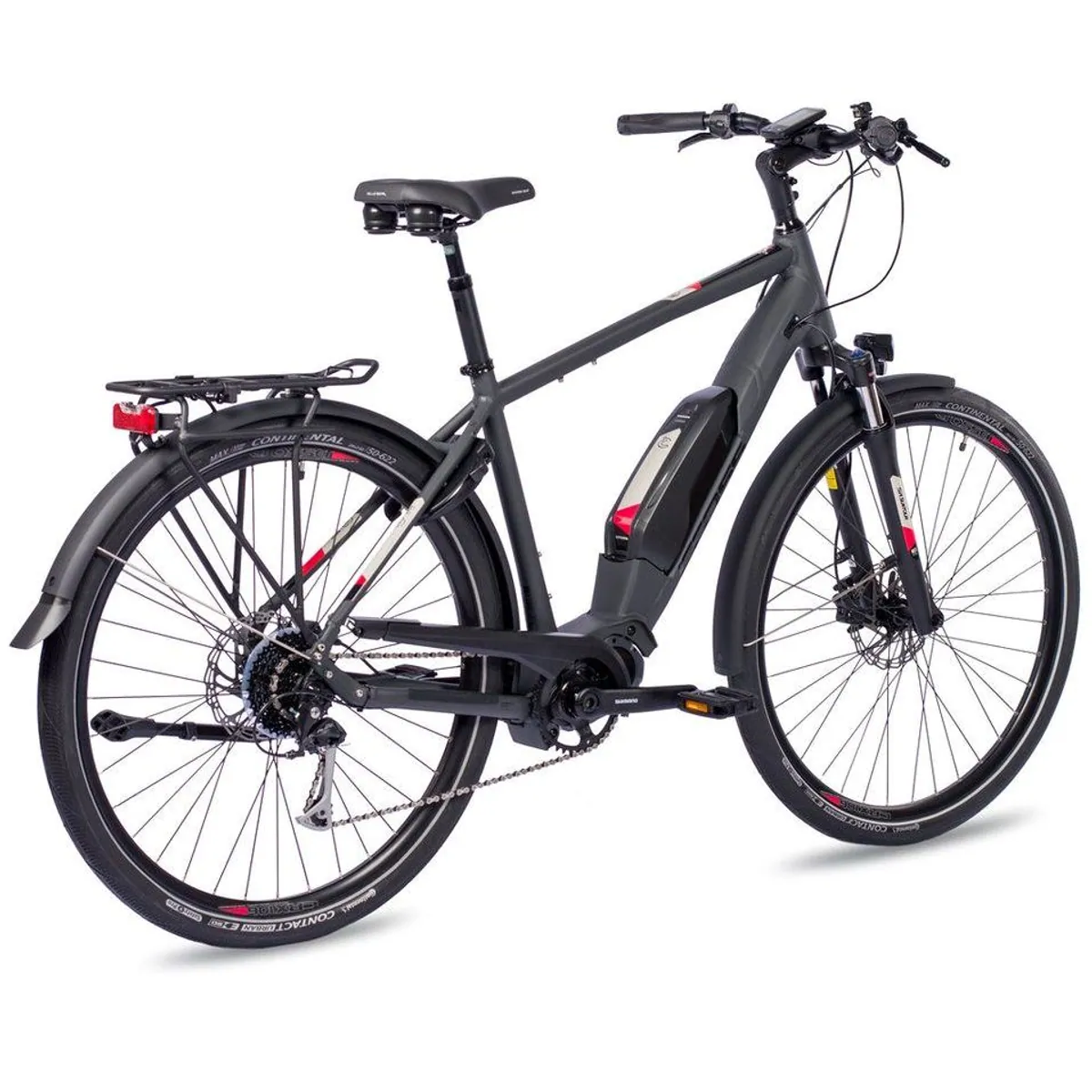 Airtracks X-Tron SR1 E-Bike, leistungsstarker Mittelmotor, 9-Gang-Schaltung 4