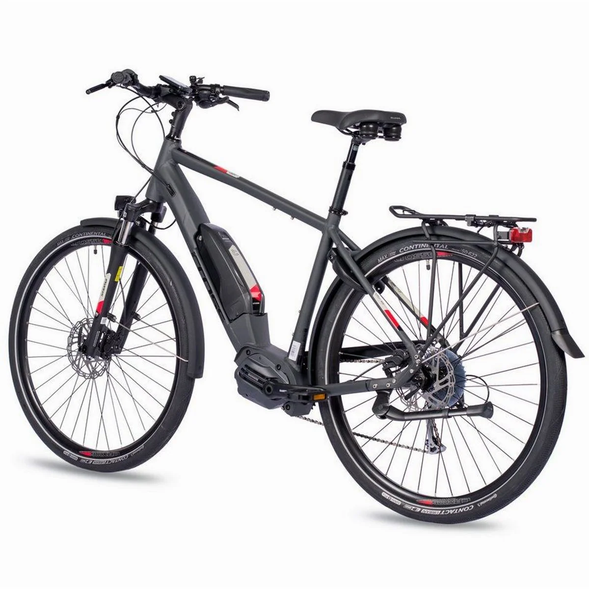Airtracks X-Tron SR1 E-Bike, leistungsstarker Mittelmotor, 9-Gang-Schaltung 5