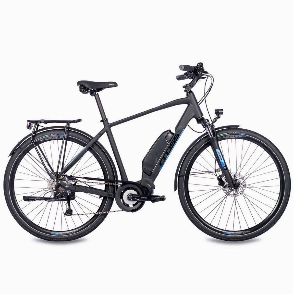Airtracks V-Tron E-Bike Trekkingrad 28 Zoll, leistungsstarker Shimano Mittelmotor