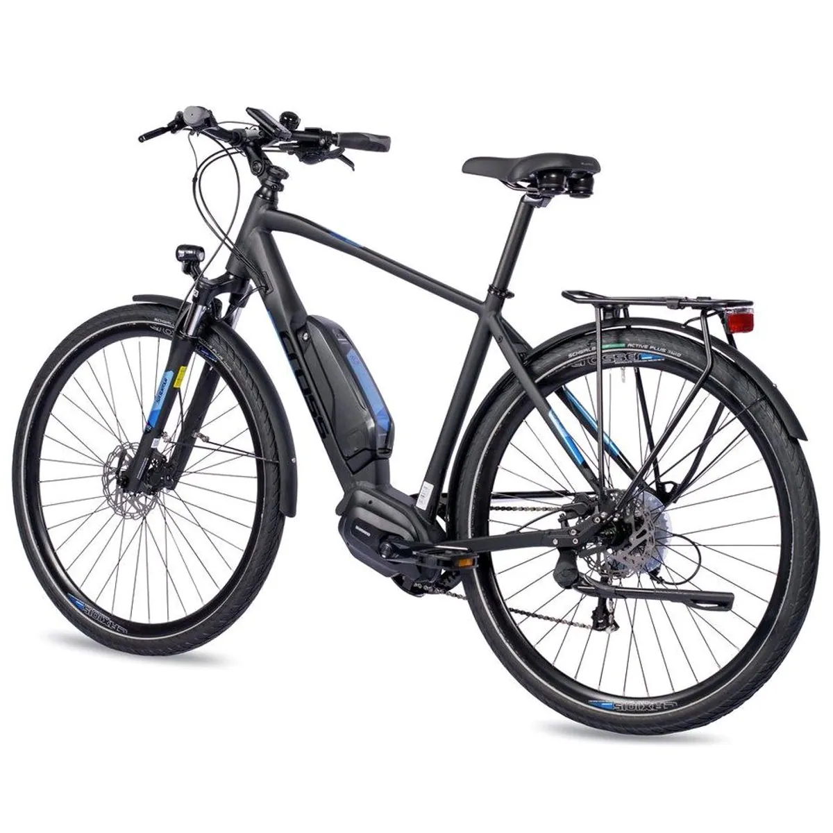 Airtracks V-Tron E-Bike Trekkingrad 28 Zoll, leistungsstarker Shimano Mittelmotor 5