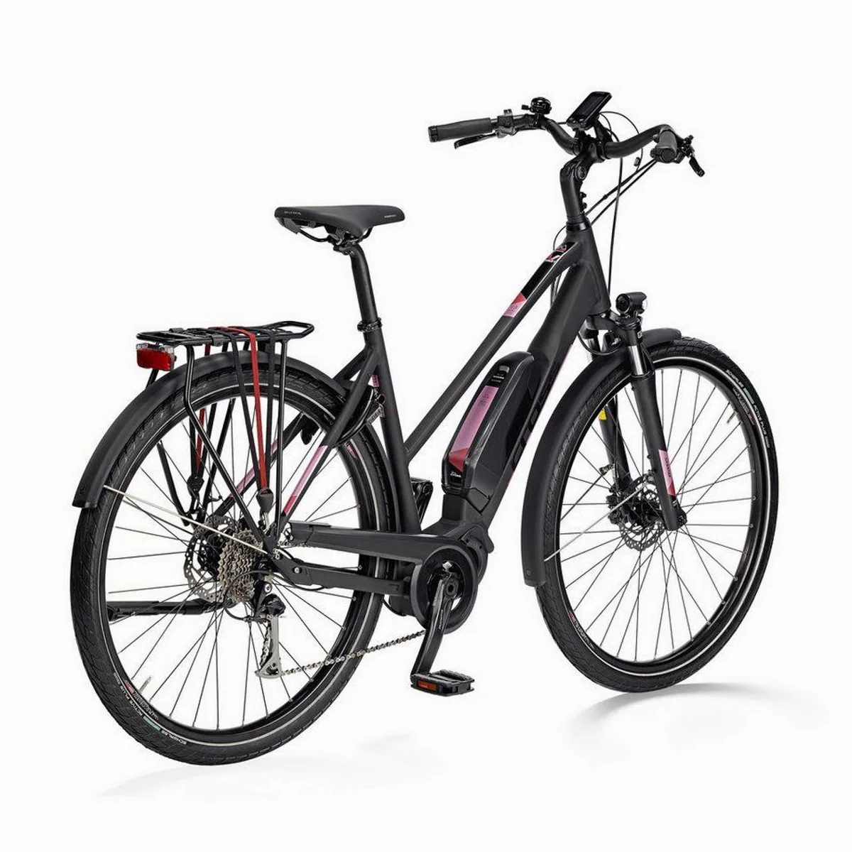 Airtracks E-Bike V-Tron, leistungsstarker Mittelmotor, 504 Wh Akku, 9-Gang Shimano — ideal für Trekkingtouren 2