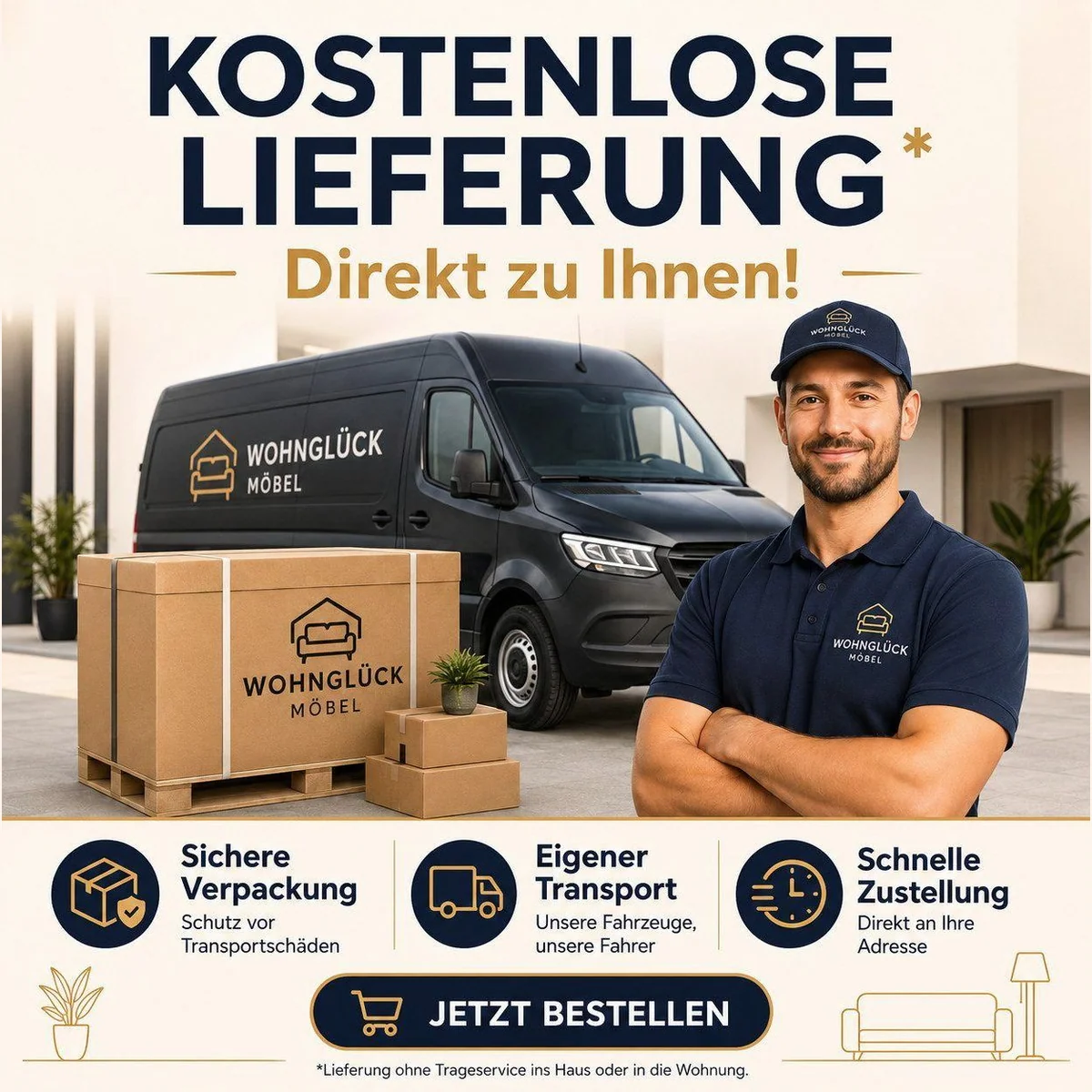 BENITO 3-Sitzer Sofa + 2 Sessel, elegantes Design, hoher Sitzkomfort 5