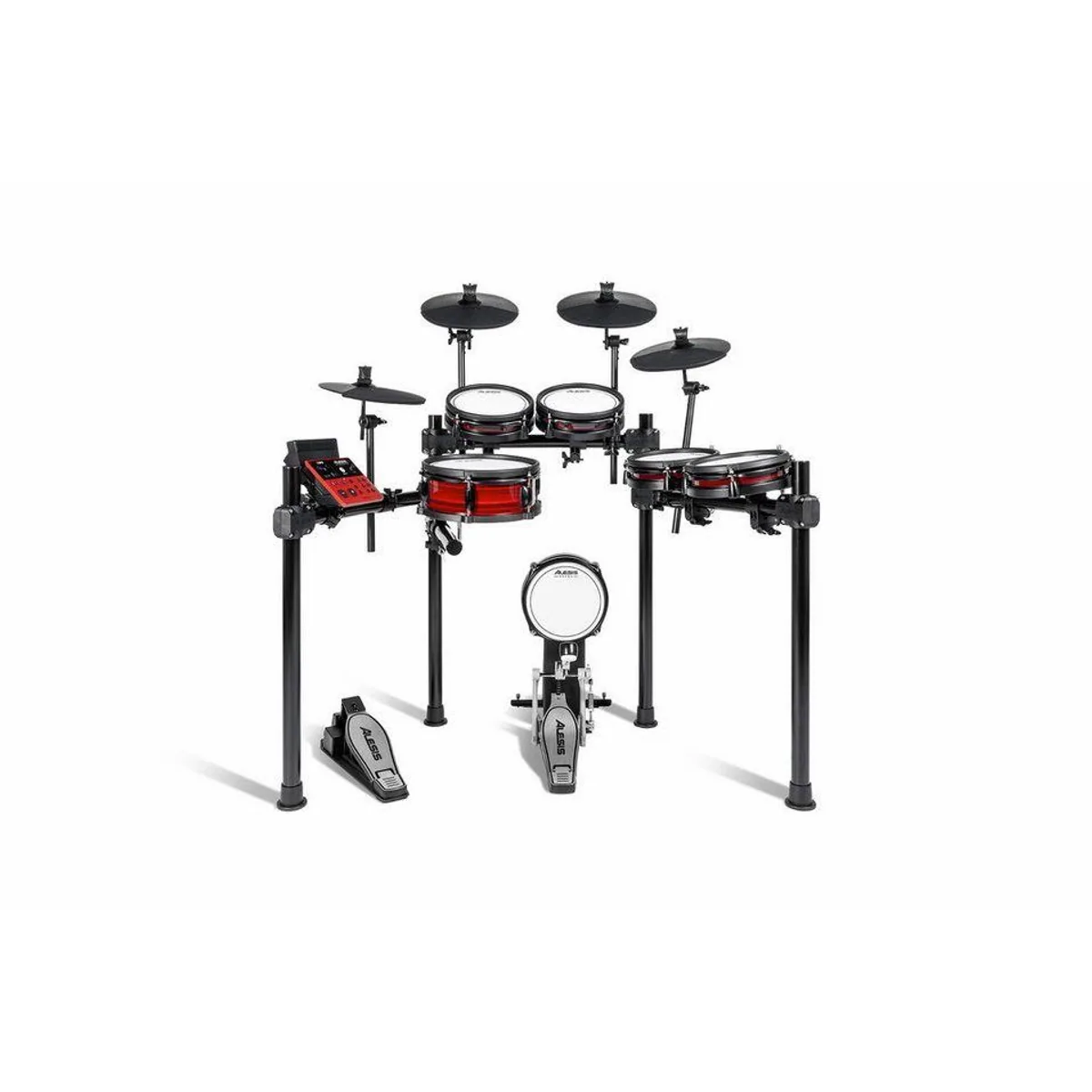 ALESIS Nitro Pro XL E-Drum, vielseitige Klangvielfalt, intuitives Drum-Modul
