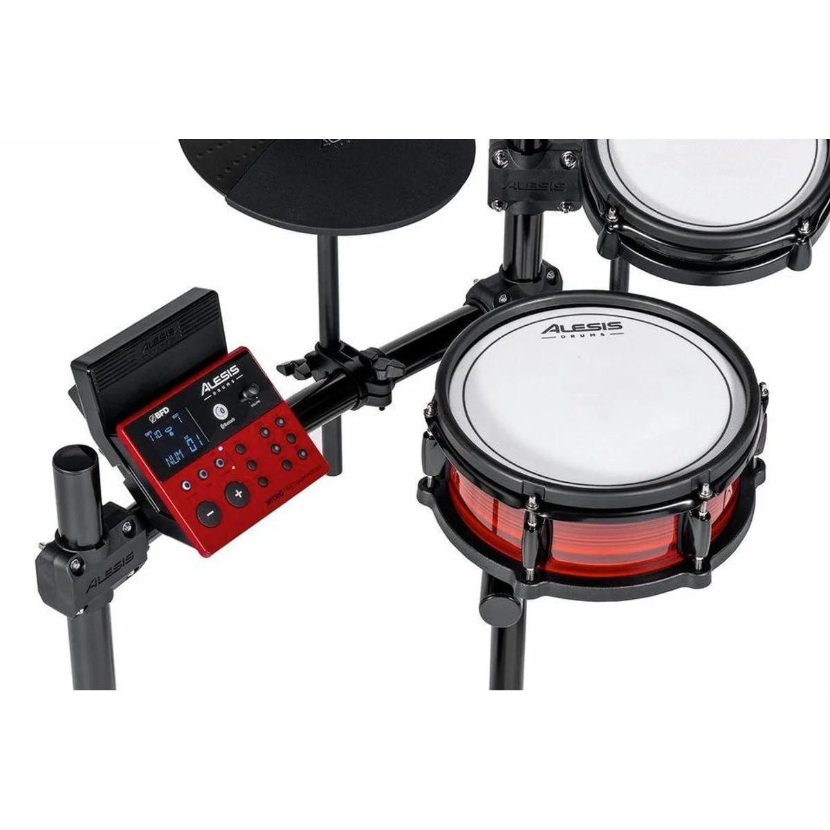 ALESIS Nitro Pro XL E-Drum, vielseitige Klangvielfalt, intuitives Drum-Modul 2