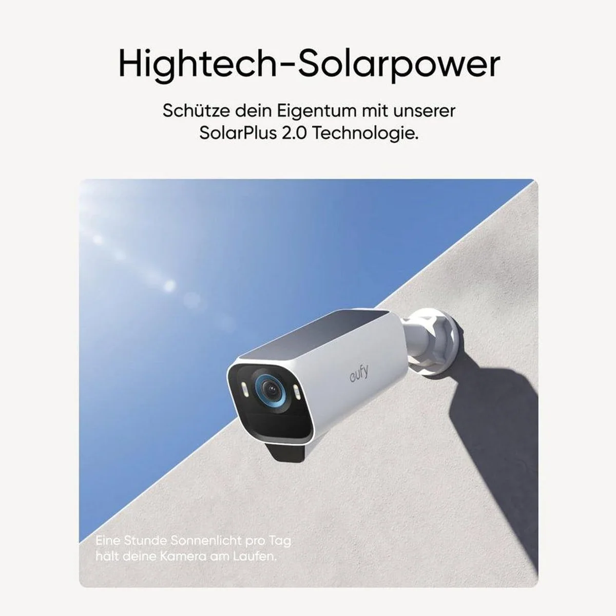 Anker eufy Überwachungskamera S3 Pro, 4K Auflösung, verbesserte Nachtsicht, kabellos und solarbetrieben 3
