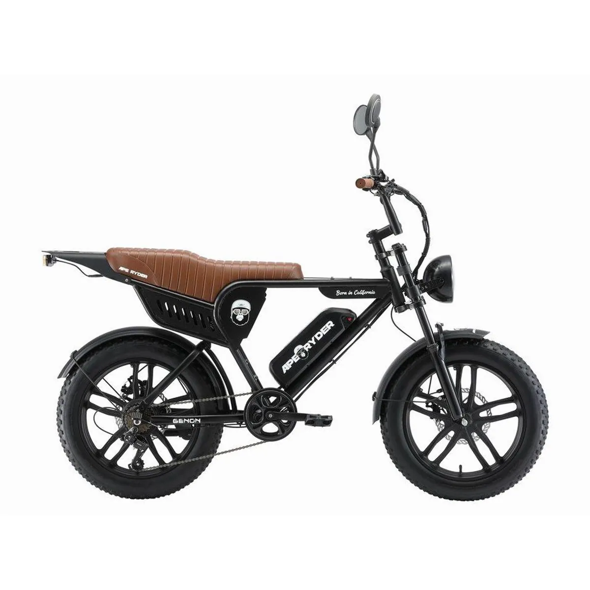 APE RYDER E-Bike Trekkingrad, 48V 15Ah Akku, Shimano 7-Gang, bis 80 km Reichweite 2