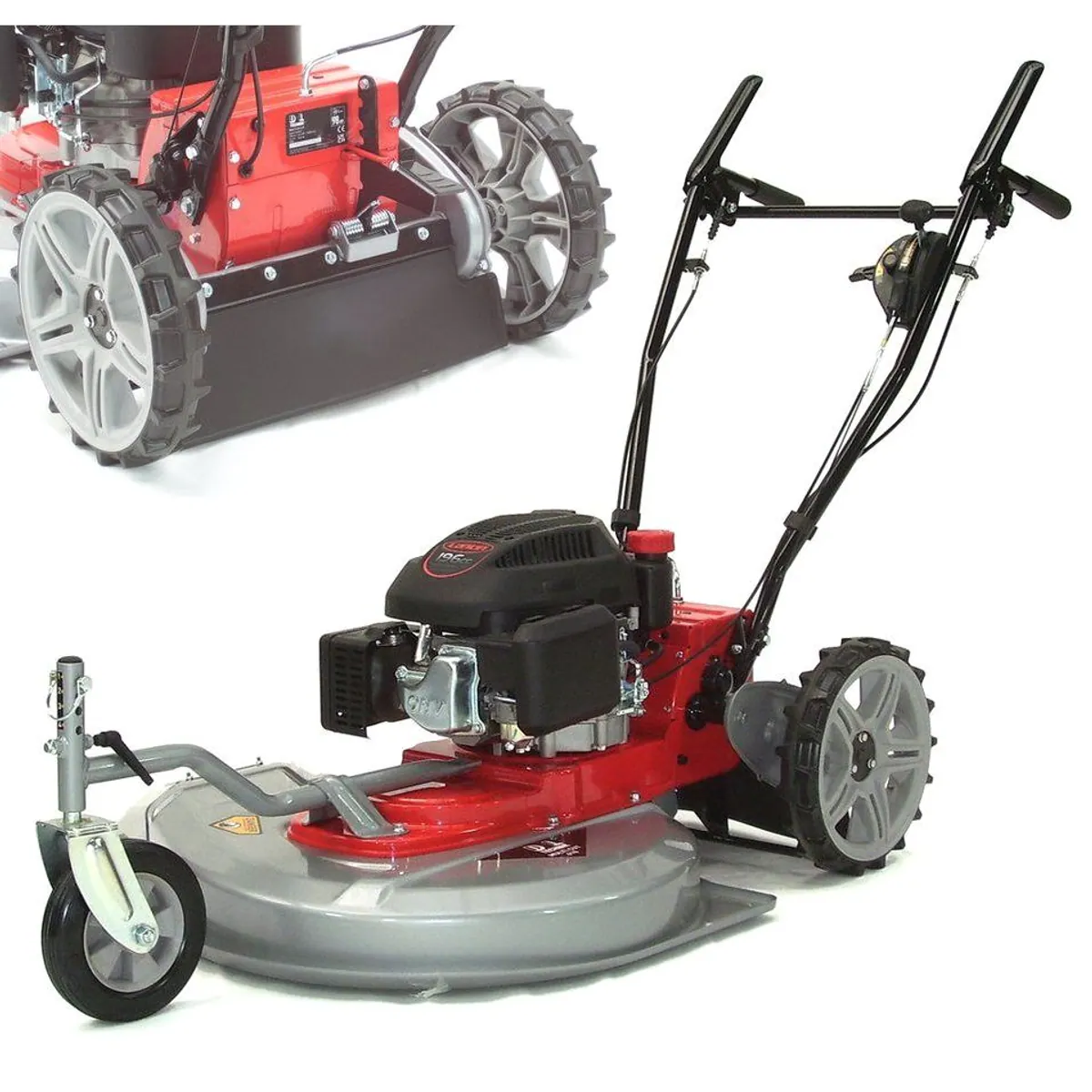 Apex Benzin Hochgrasmäher 610, kraftvoller 4-Takt-Motor, 61 cm Schnittbreite
