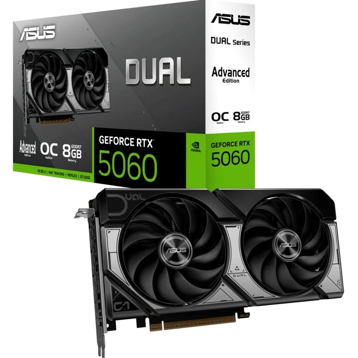 Asus GeForce RTX 5060 DUAL OC Edition 8GB, hohe Leistung, realistische Grafiken, umfangreiche Gaming-Features