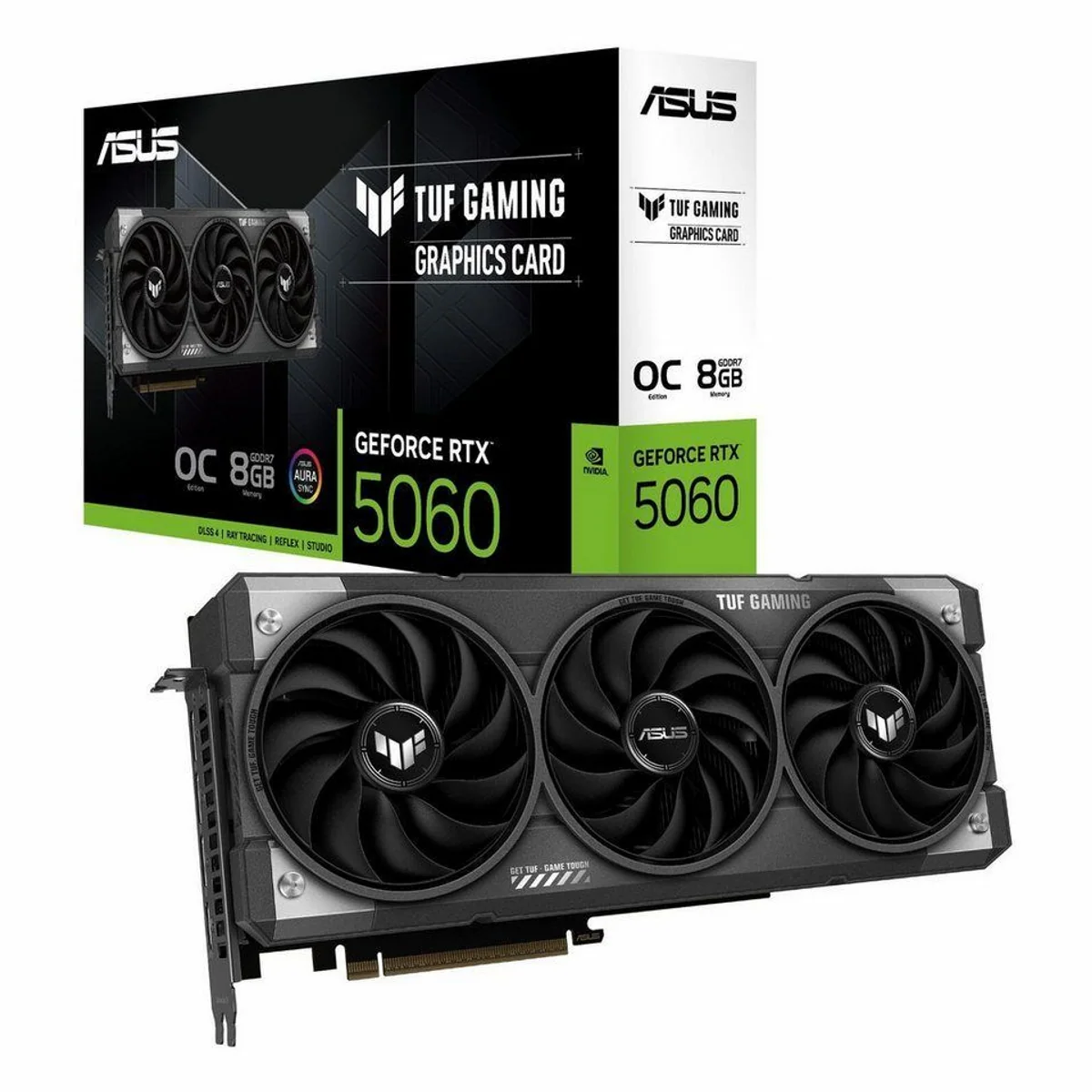 Asus TUF Gaming GeForce RTX 5060 OC, 8GB GDDR7, leistungsstark & langlebig