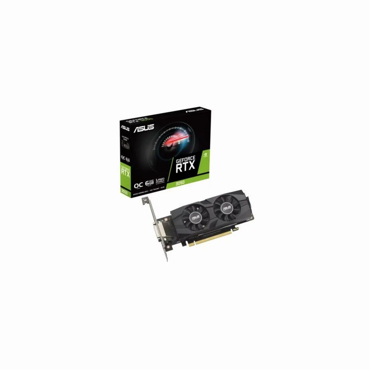 Asus GeForce RTX 3050 LP BRK OC Edition Grafikkarte, leistungsstarke Grafik, kompakte Bauform, hohe Effizienz