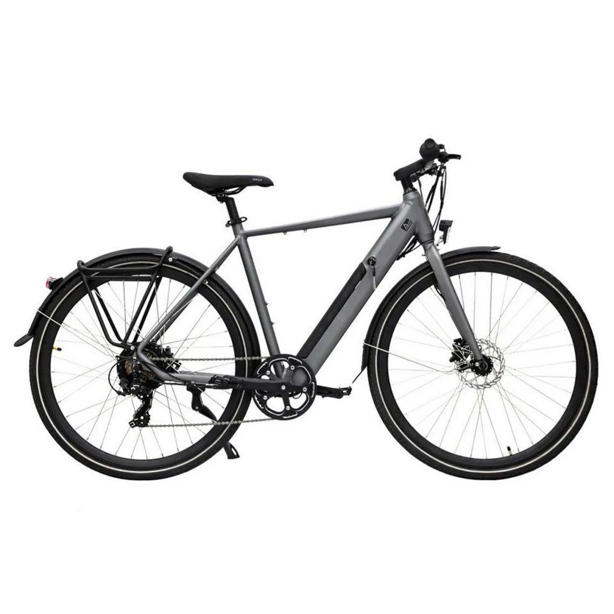 AsVIVA BC1-C E-Bike Cityrad, 28 Zoll, 70 km Reichweite, hydraulische Scheibenbremsen