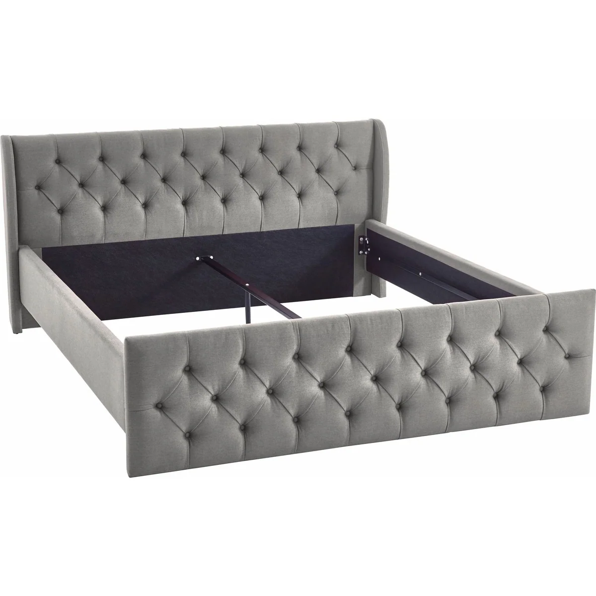 ATLANTIC home collection Polsterbett TAMINA, Chesterfieldoptik, hohe Belastbarkeit, stilvolles Design 2