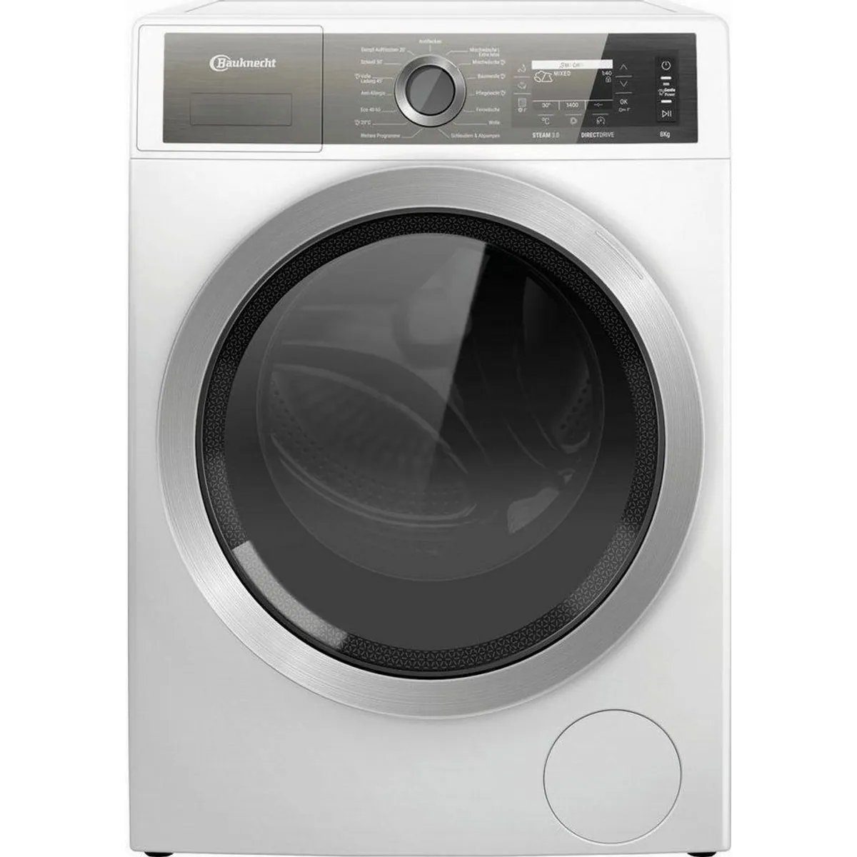 BAUKNECHT B7X 89E SILENCE DE Waschmaschine, 8 kg, 1400 U/min, extrem leise 2
