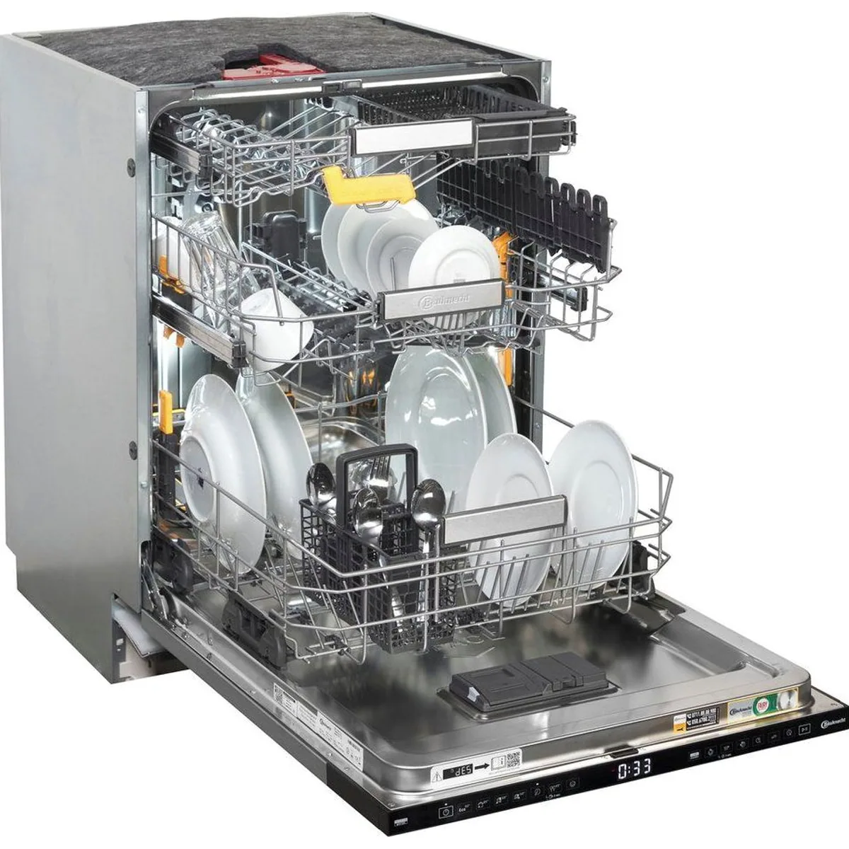 Bauknecht OBIC Ecospace 8650 Geschirrspüler, leiser Betrieb, 14 Maßgedecke, PowerClean Pro 3
