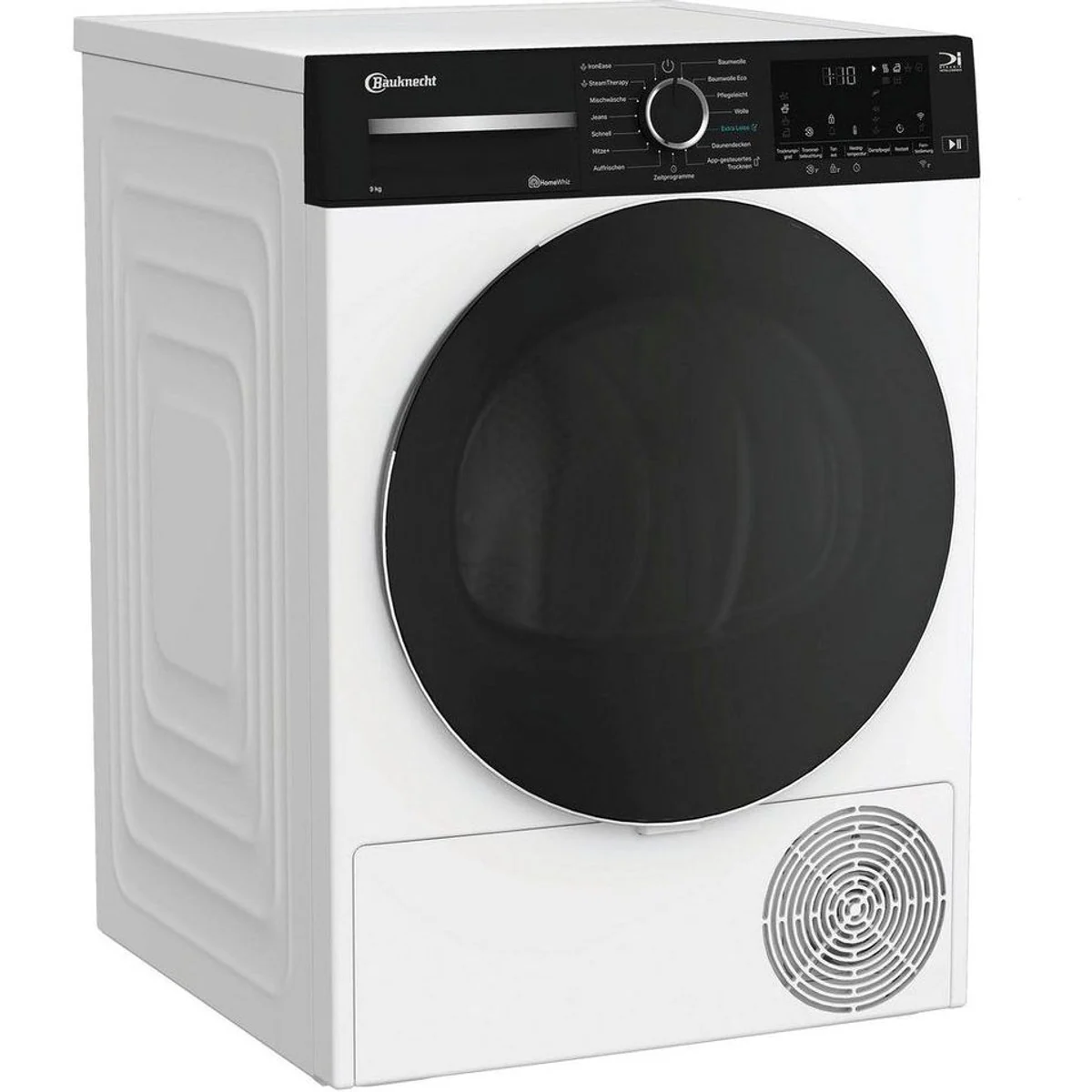 BAUKNECHT Wärmepumpentrockner BT 97A WB, Bügelfrei dank IronEase und KI-Optimierung