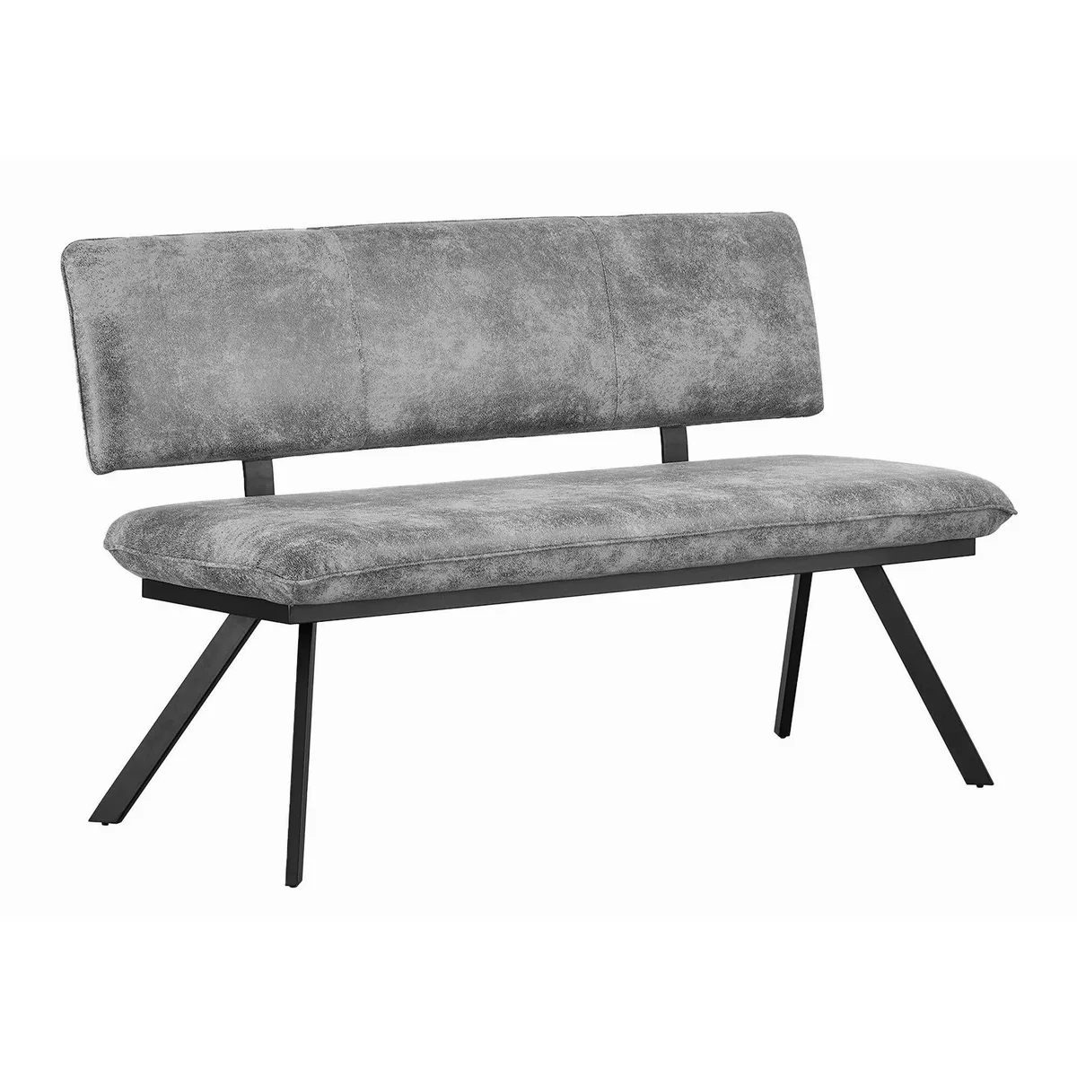 B&D home Essbank JUNA, gepolstert, modernes Design, stabile Metallkonstruktion