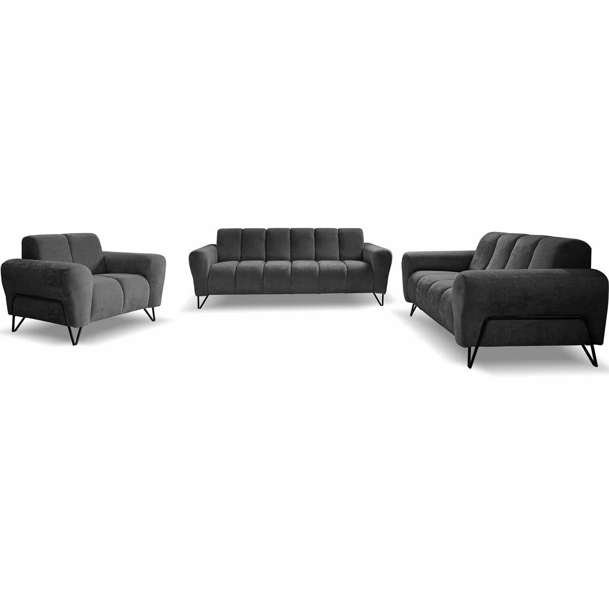 Beautysofa VOLARE Polstergarnitur, modernes Design, hohe Funktionalität, komfortable Polsterung 2