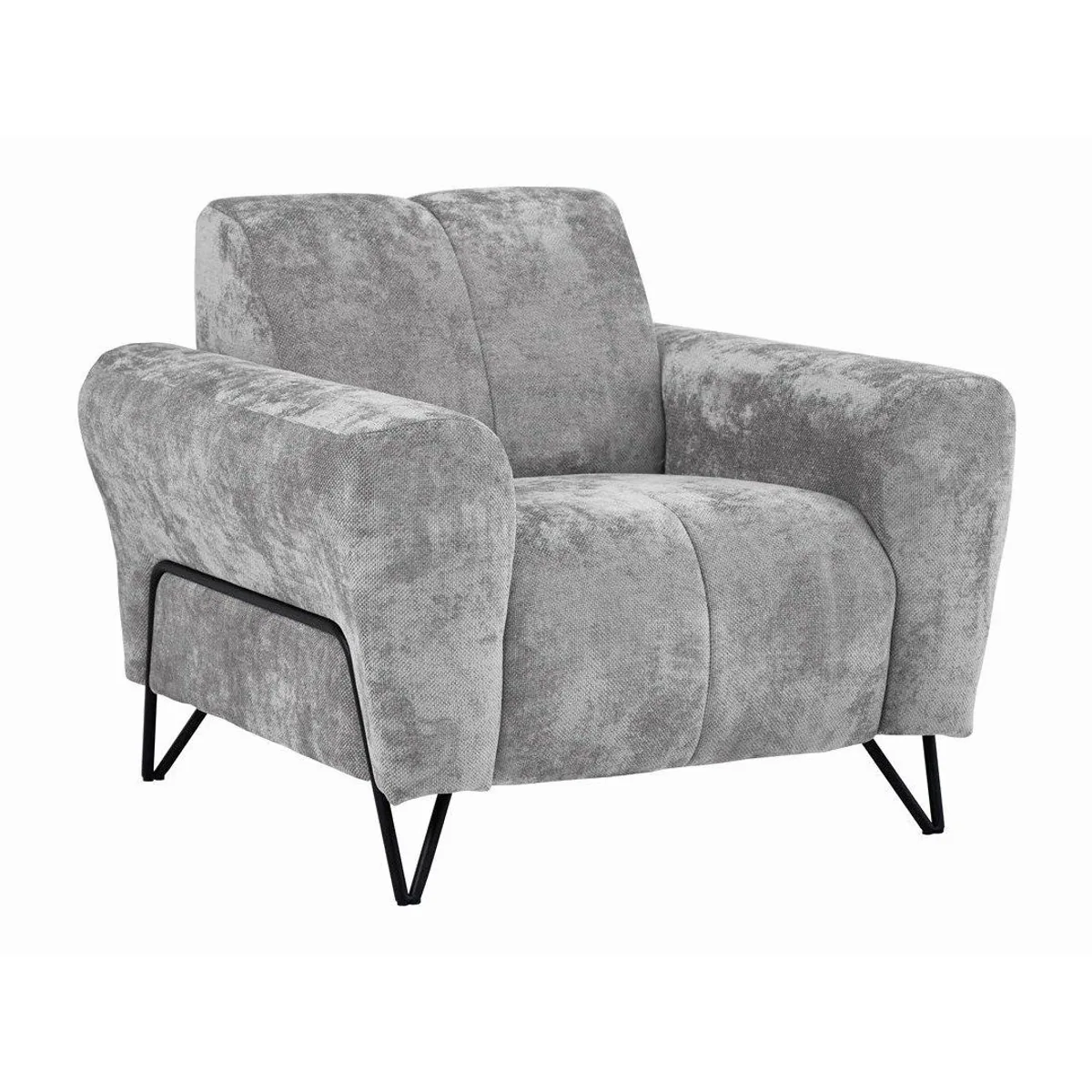 Beautysofa VOLARE Ecksofa & Sessel Set, modernes Design, hohe Metallbeine, vielseitige Farben 4