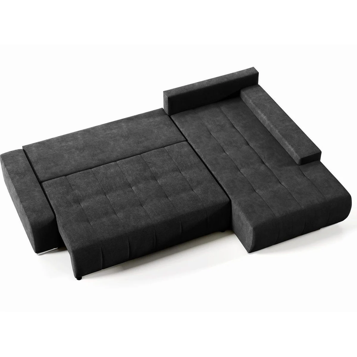 Beautysofa Draco L Ecksofa mit Schlaffunktion, pflegeleichte Stoffe, integrierter Bettkasten 3