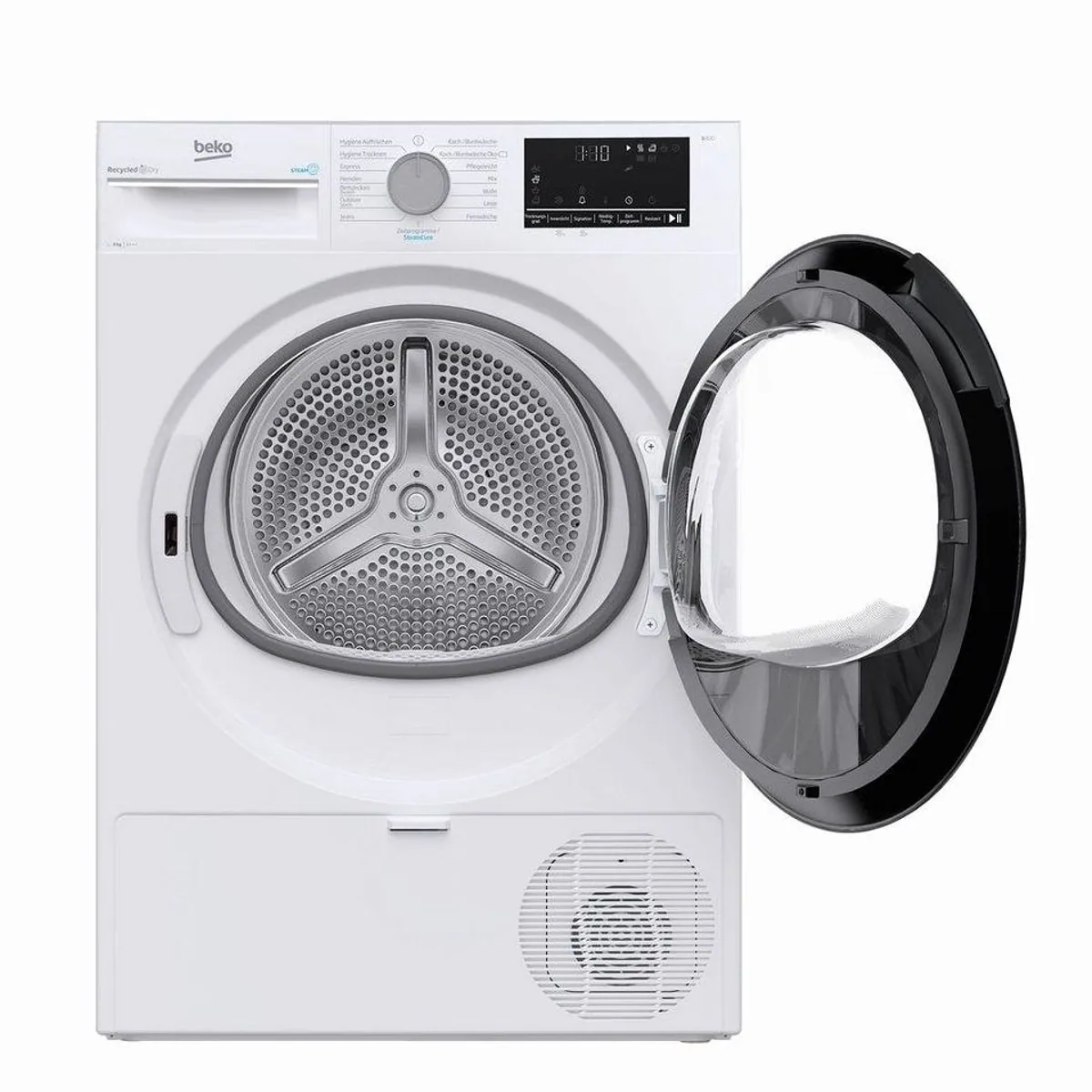 BEKO B3T32491 Wärmepumpentrockner, 9 kg Kapazität, Hygienic Refresh, Dampffunktion 3